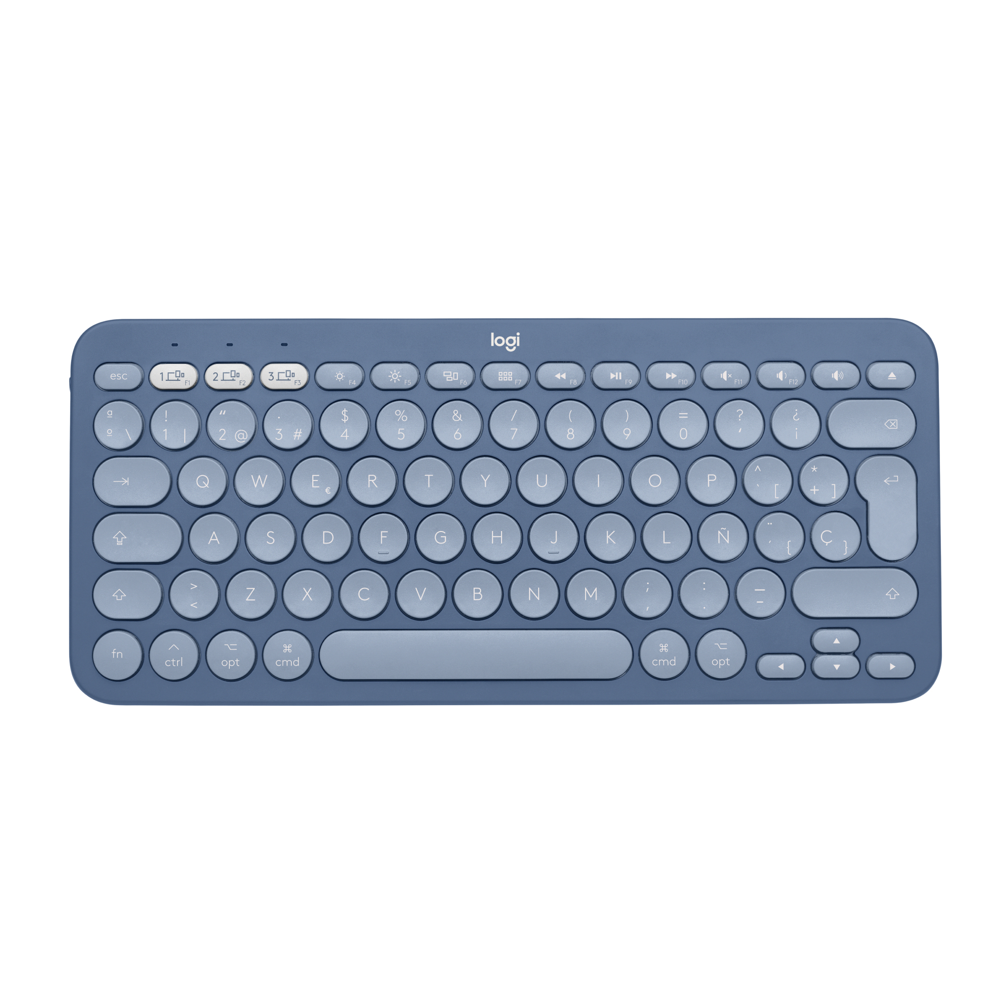 Logitech 920-011177  Logitech K380 for Mac teclado Bluetooth QWERTY  Español Azul