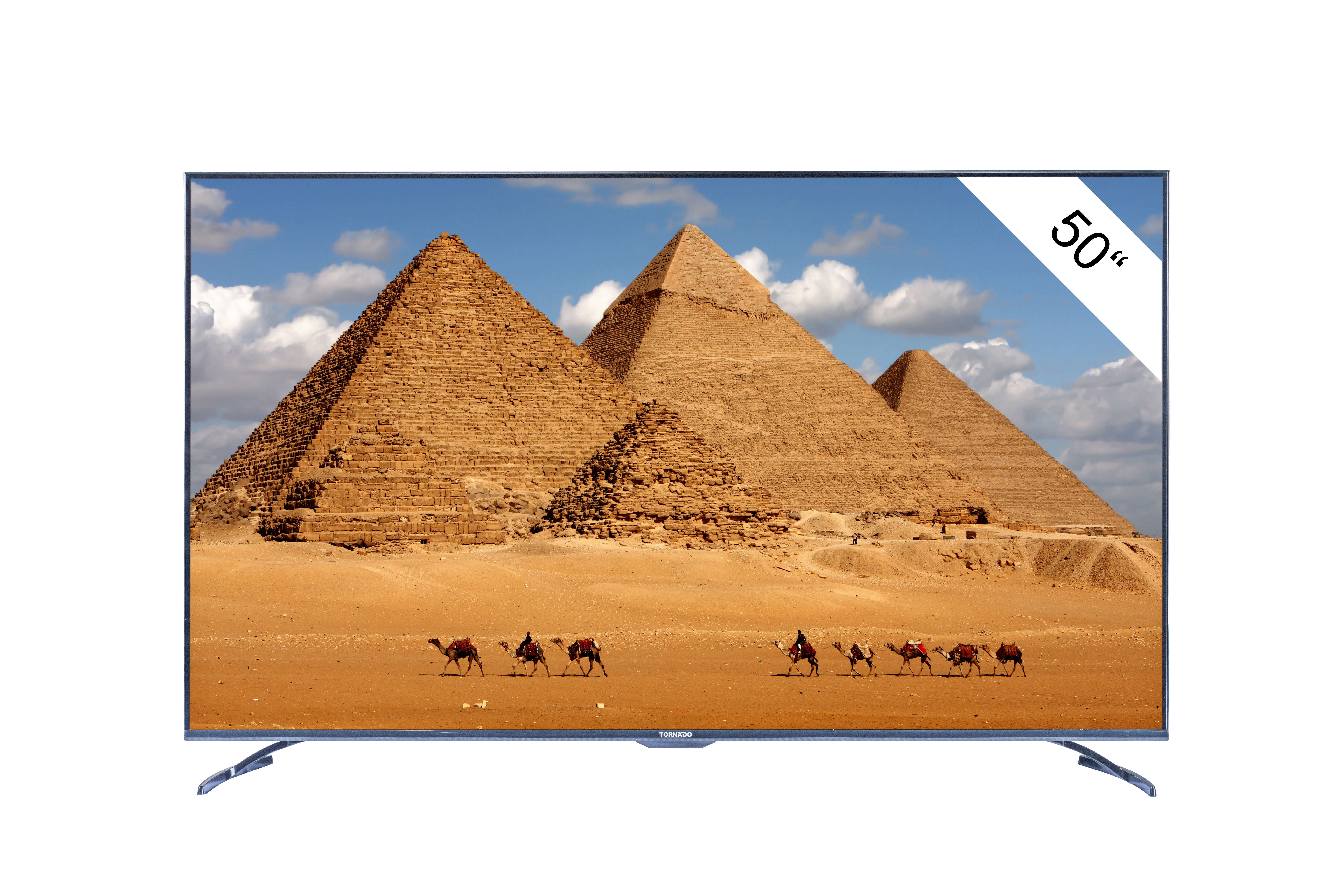 TORNADO 50UA3400X Televisor 127 cm (50) 4K Ultra HD Smart TV Wifi Negro 250 cd / m�