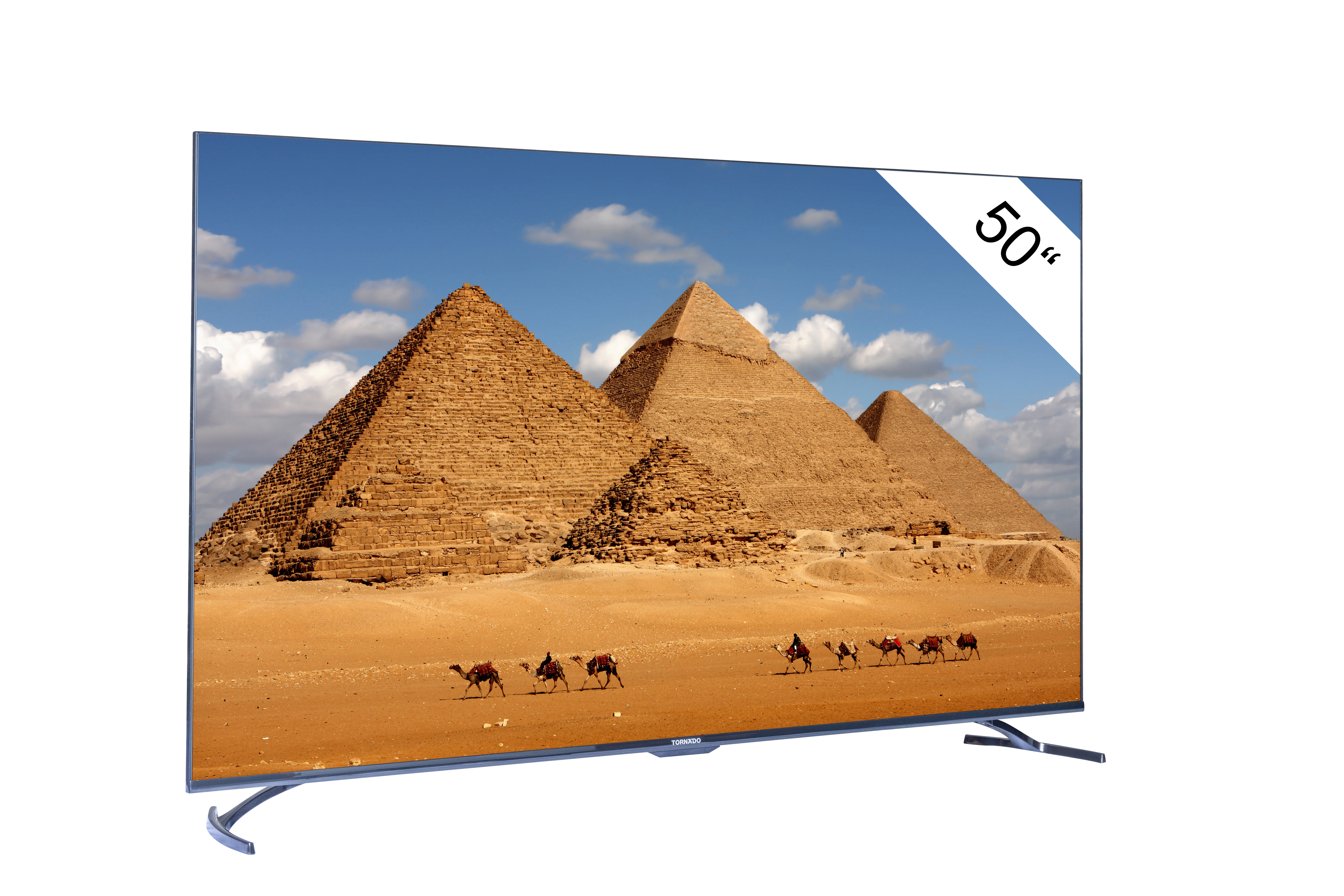 TORNADO 50UA3400X Televisor 127 cm (50) 4K Ultra HD Smart TV Wifi Negro 250 cd / m�