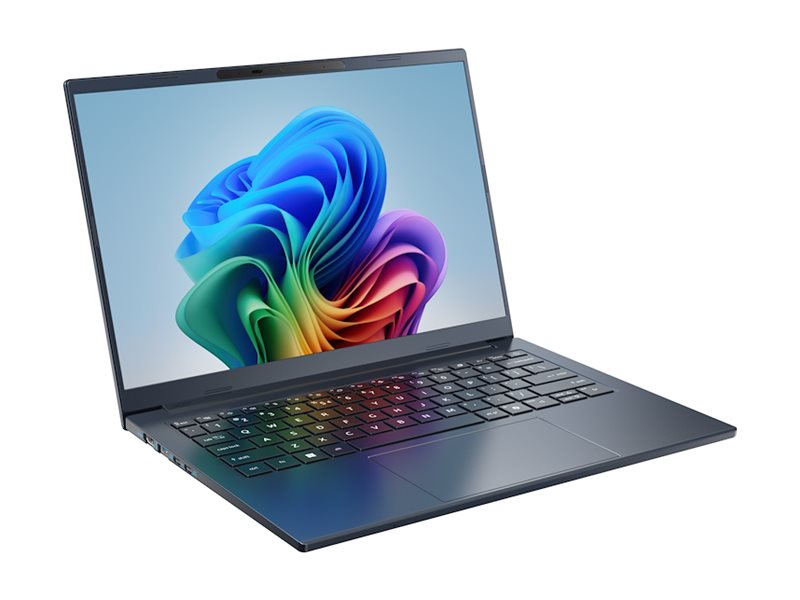 Acer Aspire 14 AI A14-11M - 180�-Scharnierdesign - Snapdragon X X1-26-100 - Win 11 Home - Qualcomm Adreno - 16 GB RAM - 512 GB SSD NVMe - 35.6 cm (14)