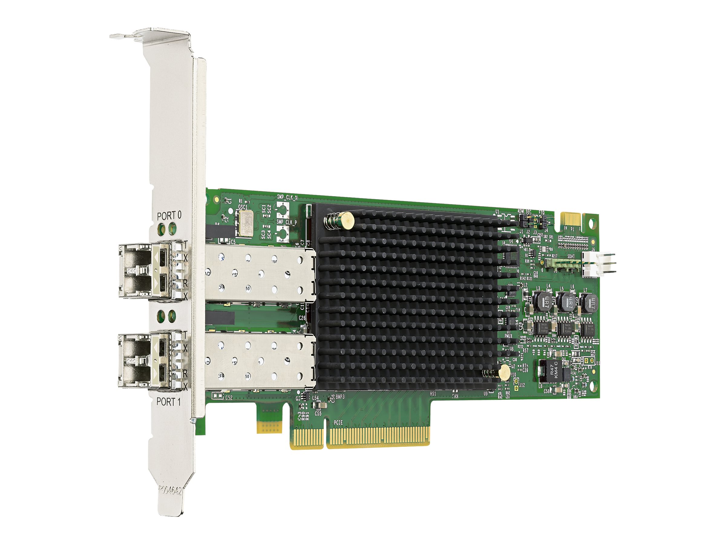 Emulex LPe31002 Gen 6 (16Gb), dual-port HBA (upgradeable to 32Gb)