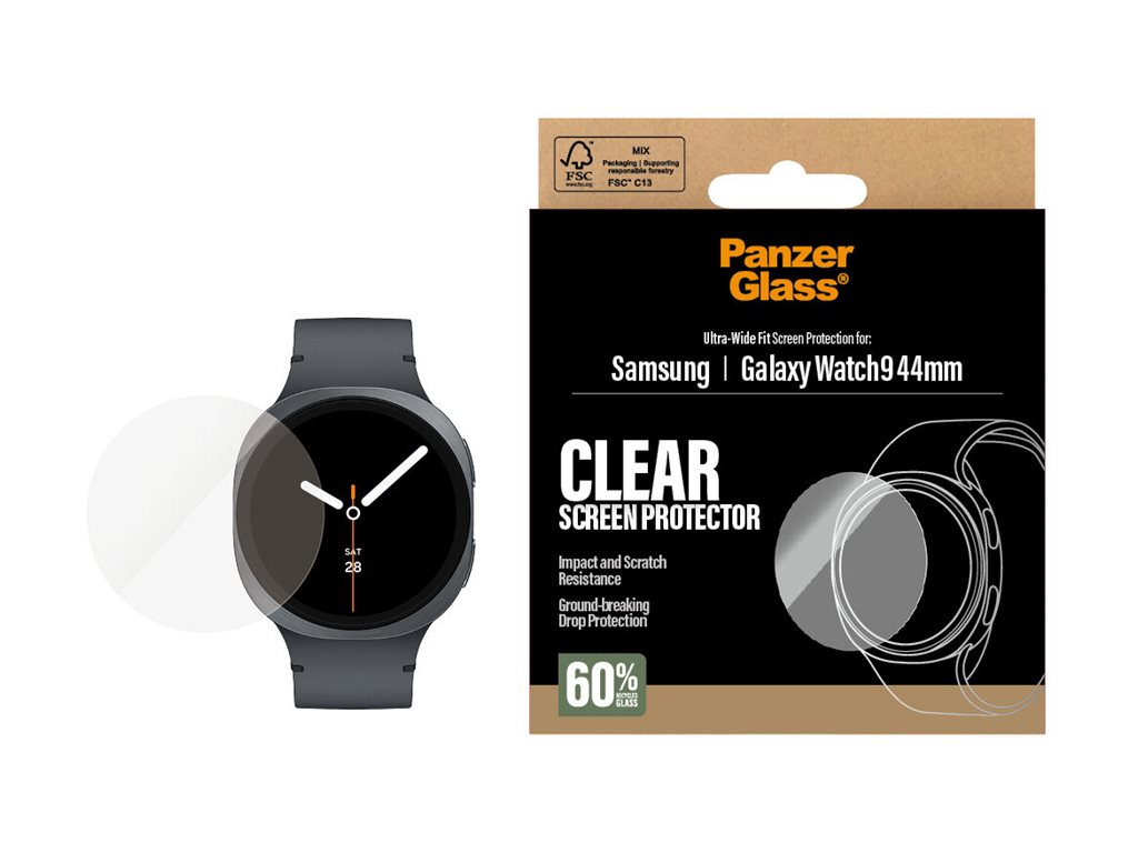 PanzerGlass � Screen Protector Samsung Galaxy Watch9 44mm Protector de pantalla 1 pieza(s)