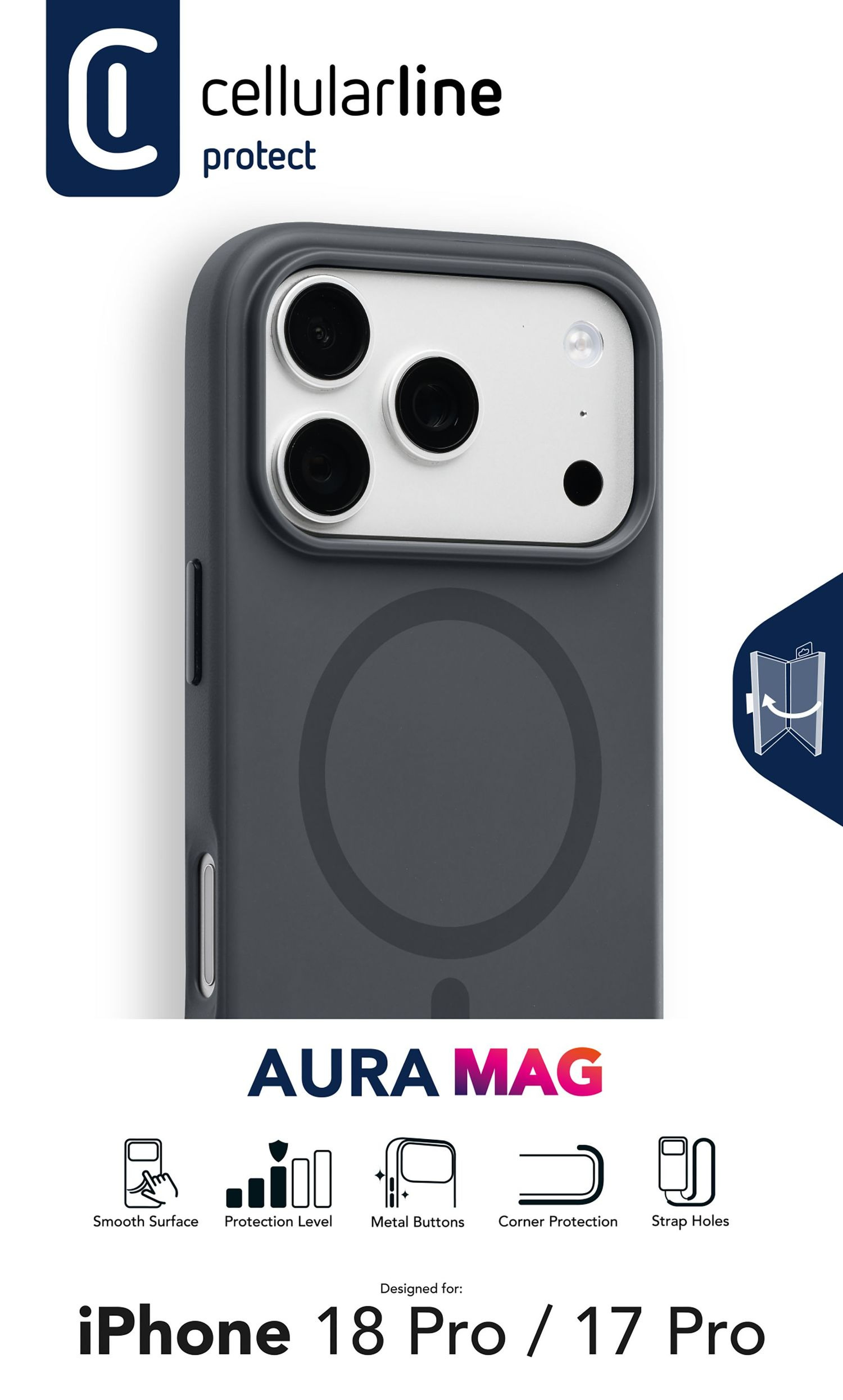 Cellularline AURA MAG - IPHONE 17 PRO / 18 PRO