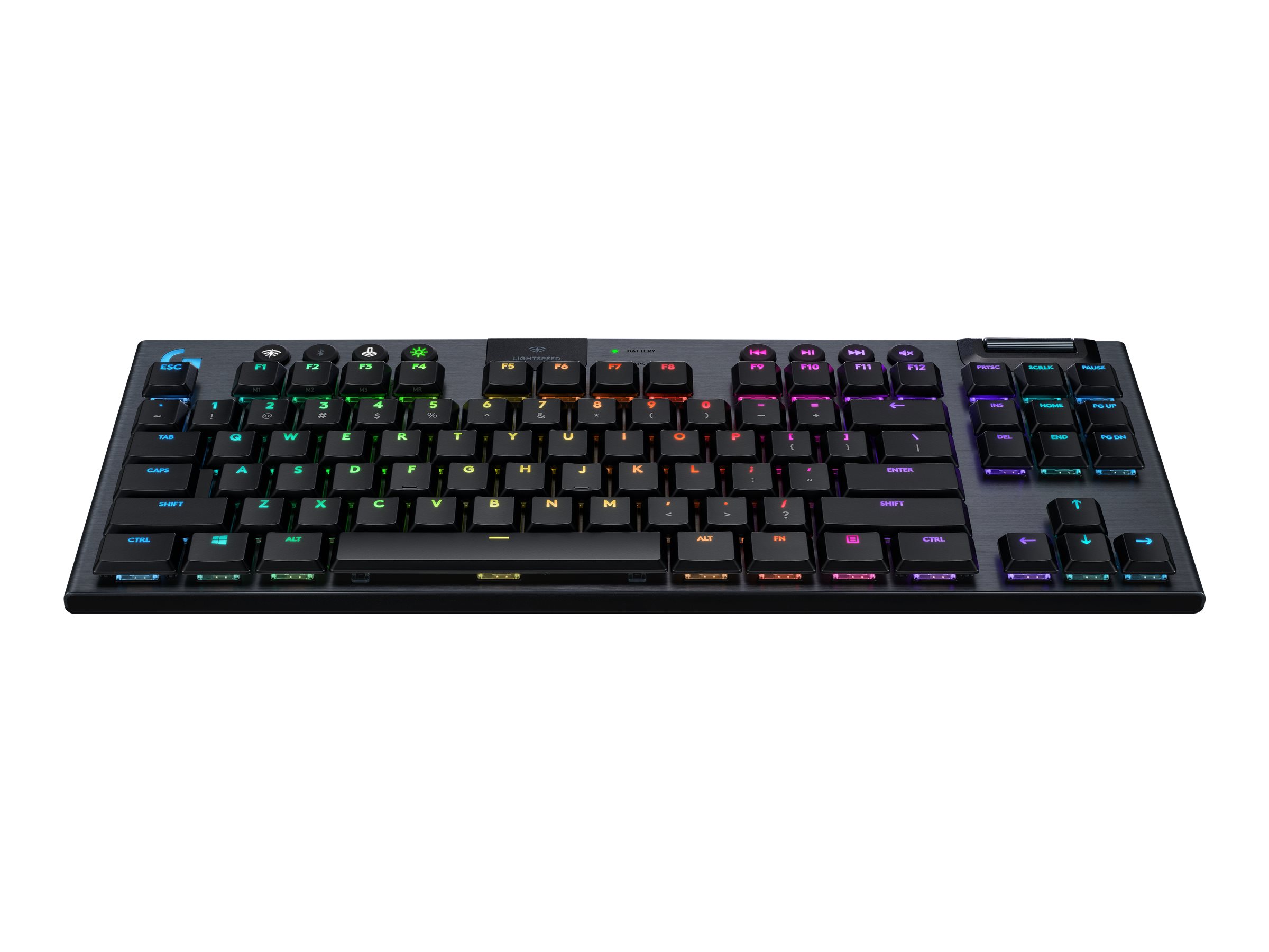 Logitech G G915 Tkl clavier RF sans fil + Bluetooth QWERTY Nordique Charbon