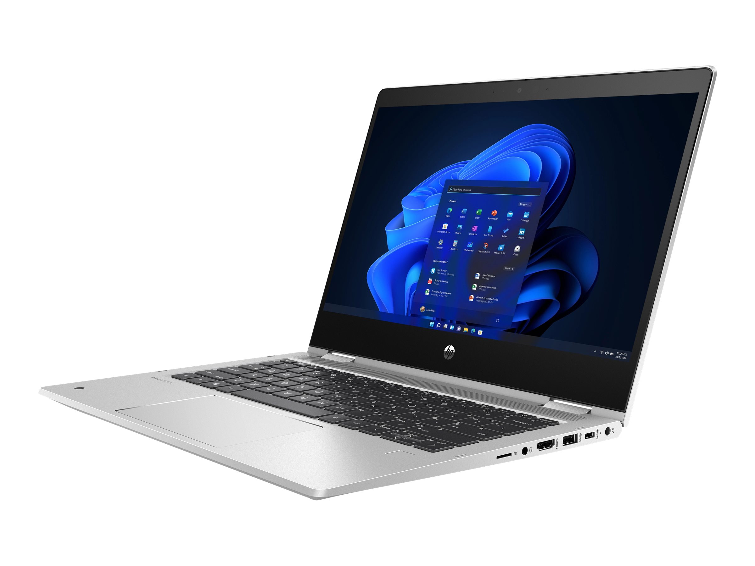 HP Pro x360 435 G9 Notebook - Wolf Pro Security - Flip-Design - AMD Ryzen 5 5625U / 2.3 GHz - Win 11 Pro - Radeon Graphics - 8 GB RAM - 256 GB SSD NVMe, TLC, HP Value - 33.8 cm (13.3)