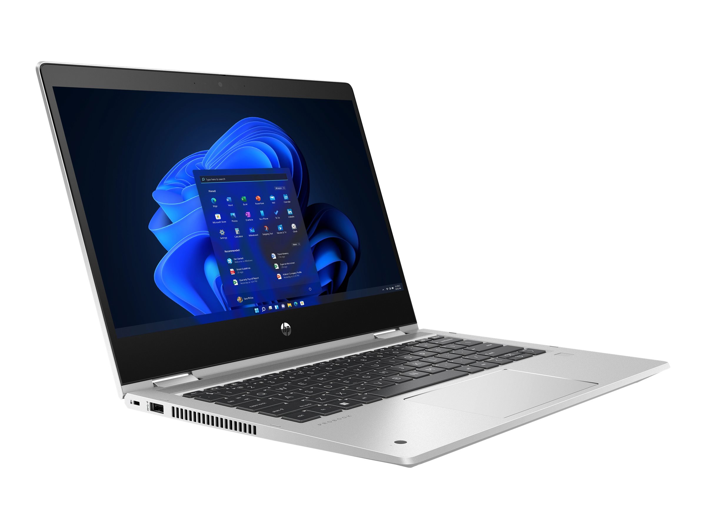 HP Pro x360 435 G9 Notebook - Wolf Pro Security - Flip-Design - AMD Ryzen 5 5625U / 2.3 GHz - Win 11 Pro - Radeon Graphics - 8 GB RAM - 256 GB SSD NVMe, TLC, HP Value - 33.8 cm (13.3)