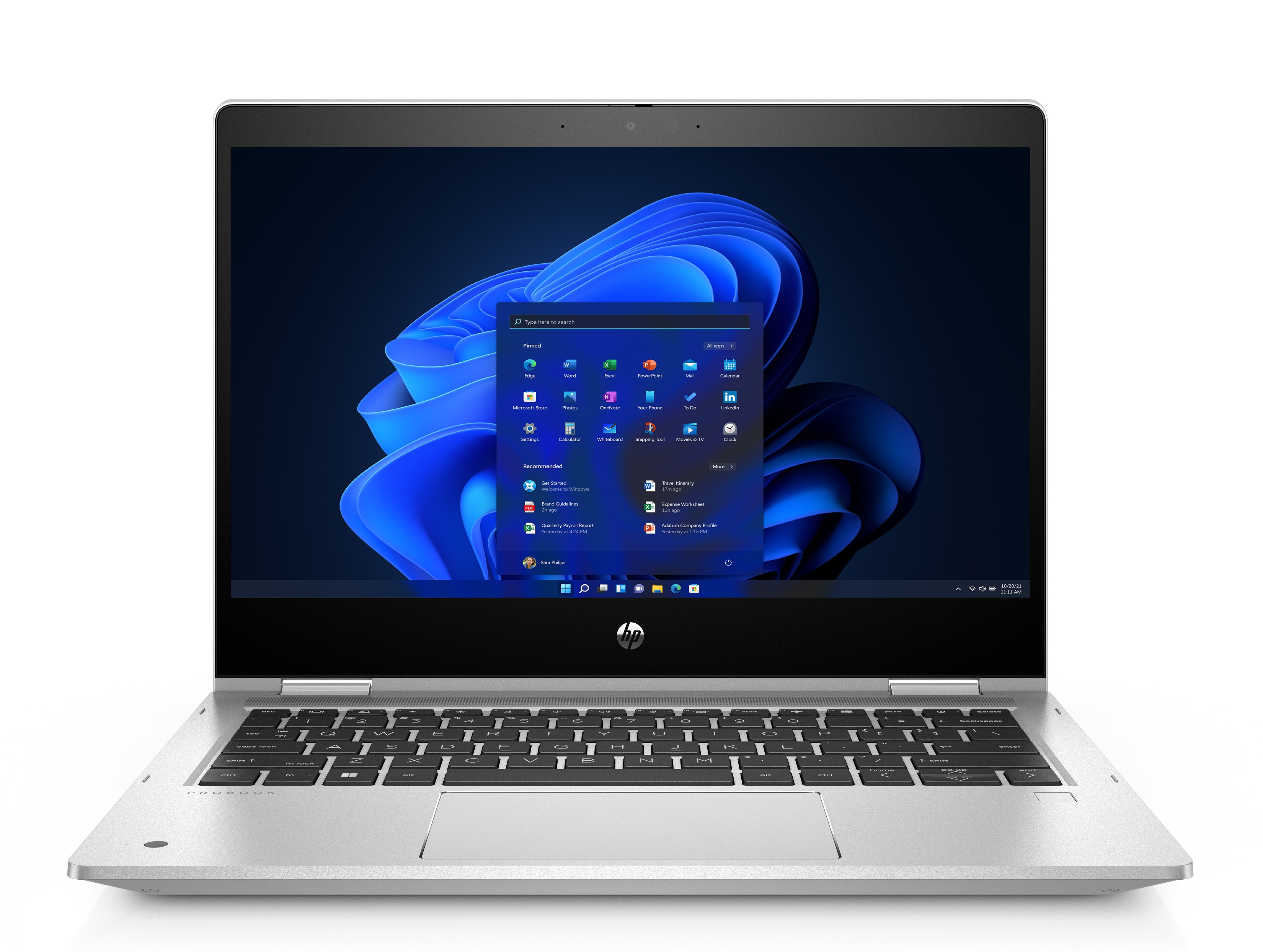 HP Pro x360 435 G9 Notebook - Wolf Pro Security - Flip-Design - AMD Ryzen 5 5625U / 2.3 GHz - Win 11 Pro - Radeon Graphics - 8 GB RAM - 256 GB SSD NVMe, TLC, HP Value - 33.8 cm (13.3)