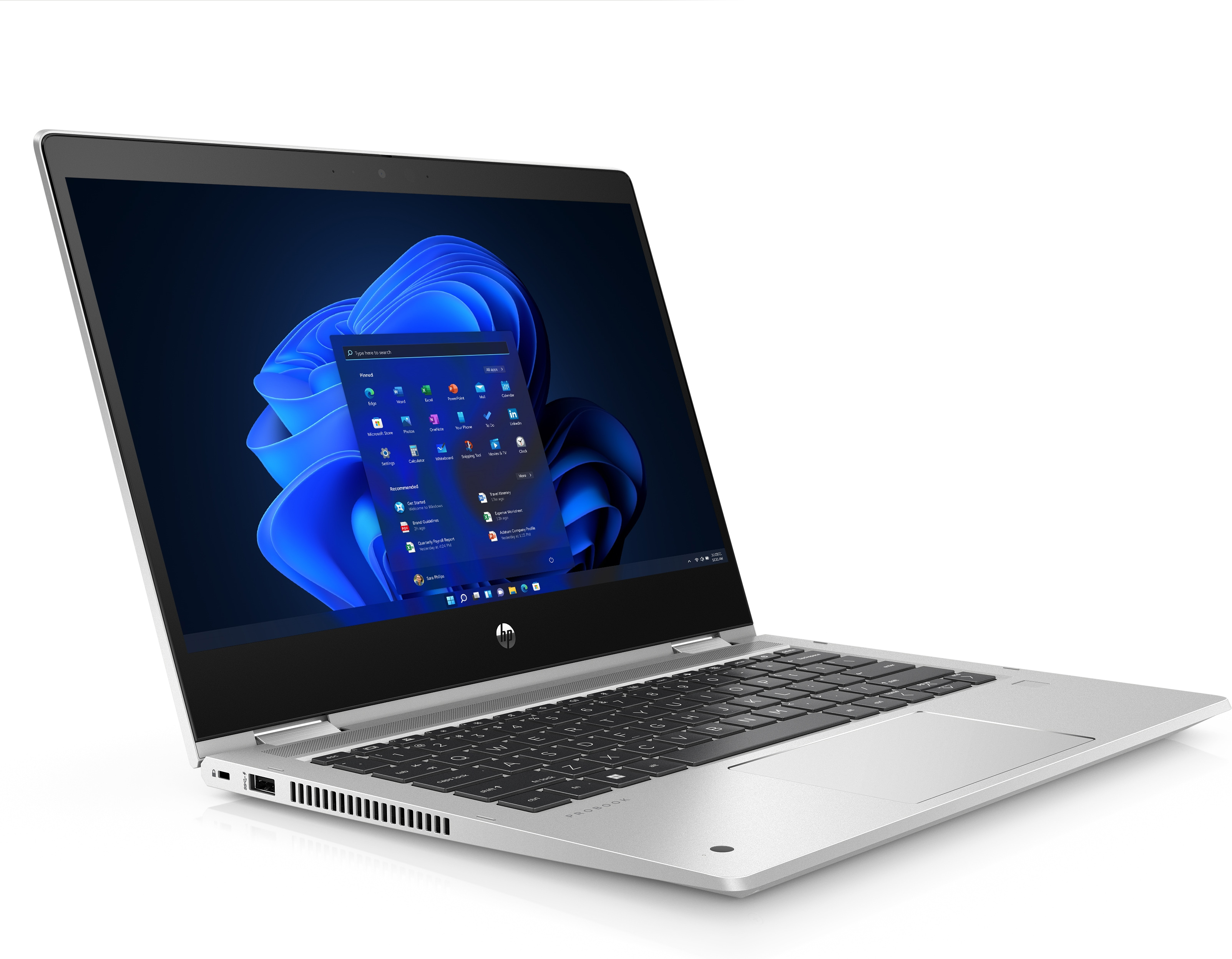 HP Pro x360 435 G9 Notebook - Wolf Pro Security - Flip-Design - AMD Ryzen 5 5625U / 2.3 GHz - Win 11 Pro - Radeon Graphics - 8 GB RAM - 256 GB SSD NVMe, TLC, HP Value - 33.8 cm (13.3)