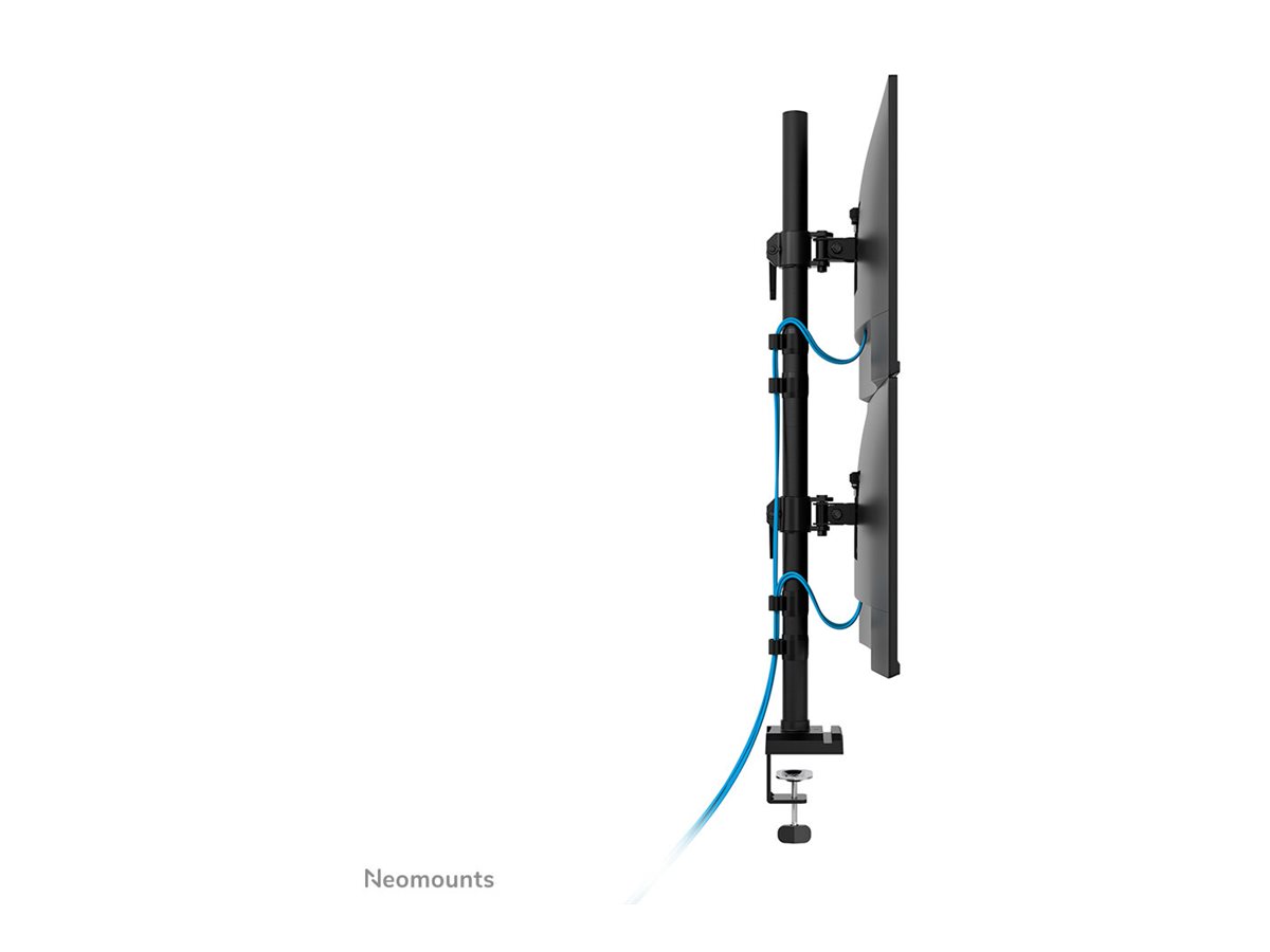 Neomounts DS60-600BL2V Bras de moniteur double 10-32