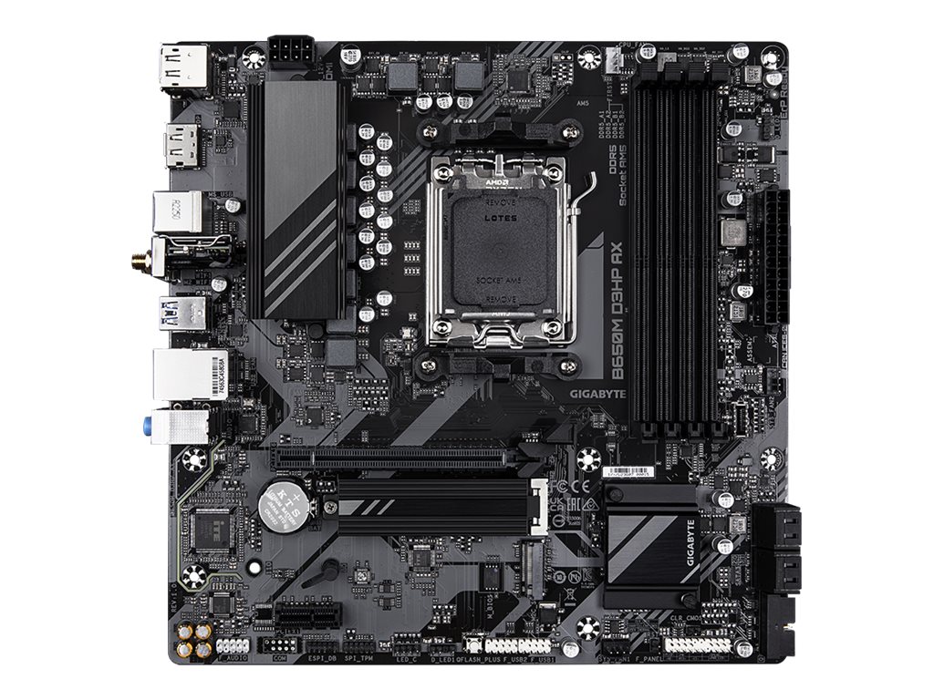 Gigabyte B650M D3HP AX (B650,AM5,mATX,DDR5) - AMD Sockel AM5 (Ryzen Zen4)