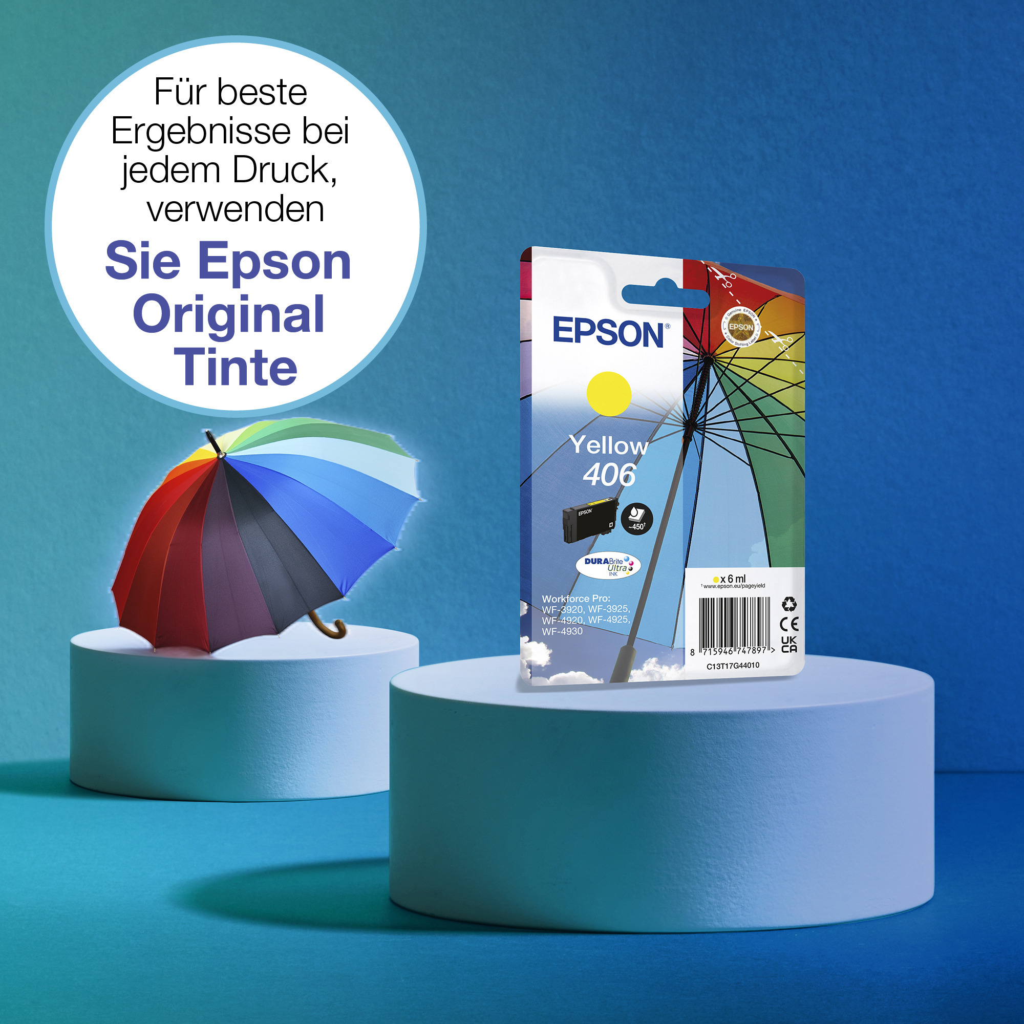Epson Cartouche d encre jaune DURABrite Ultra Parapluie 406