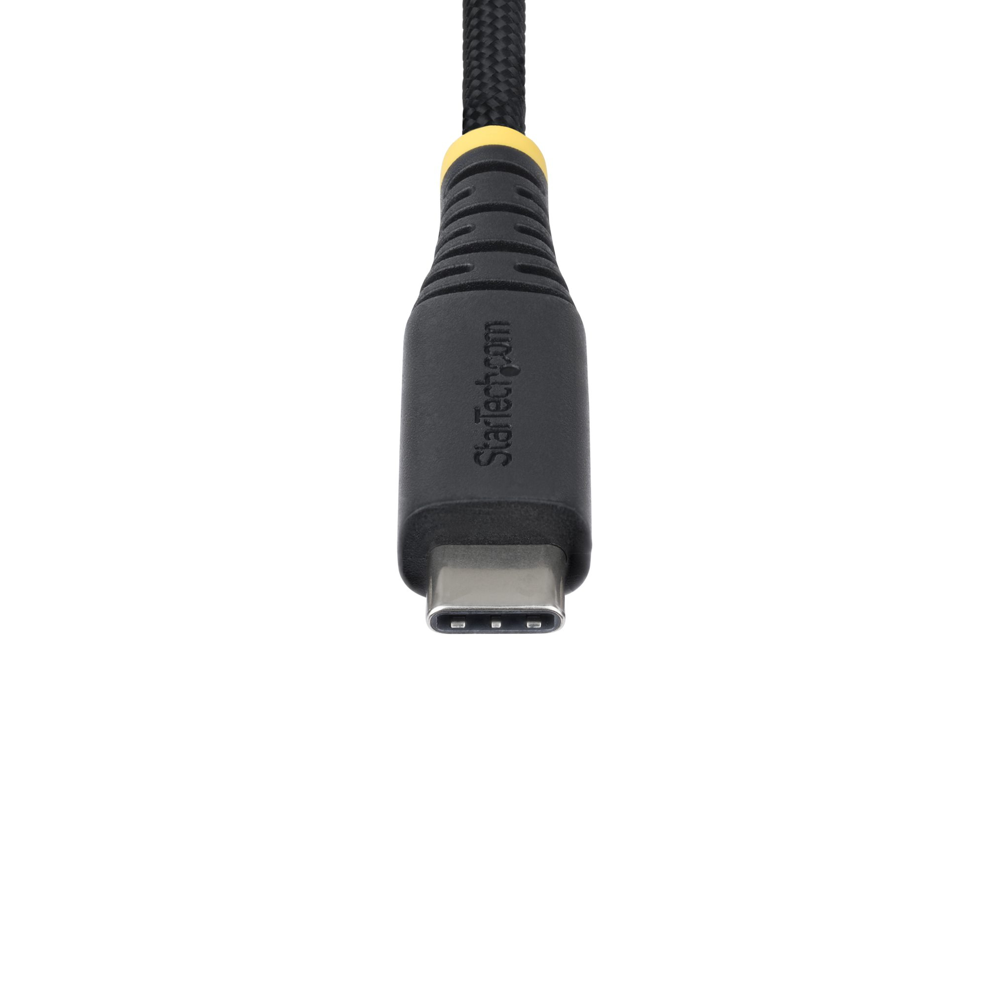 StarTech.com 2m (6.6ft) USB-C Charging Cable, 240W (5A) PD EPR, Dual-Layer Silicone/Braided Jacket, USB 2.0 Laptop Charger Cable, USB-IF Certified, Rugged USB-C Charging Cord