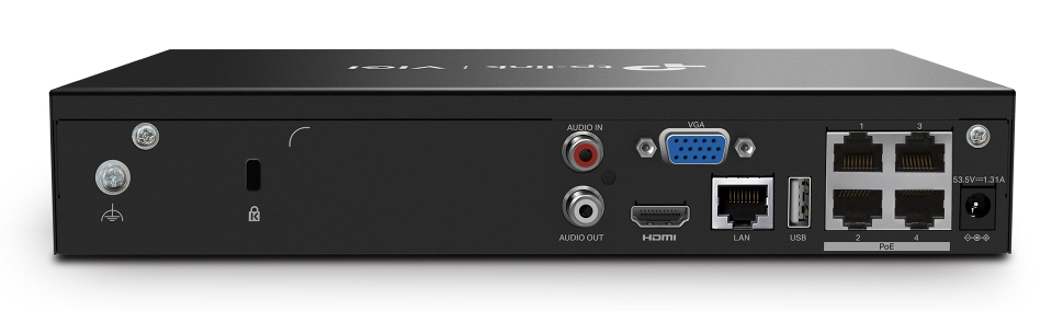 TP-LINK VIGI NVR1004H-4P V1 - NVR - 4 Kanle