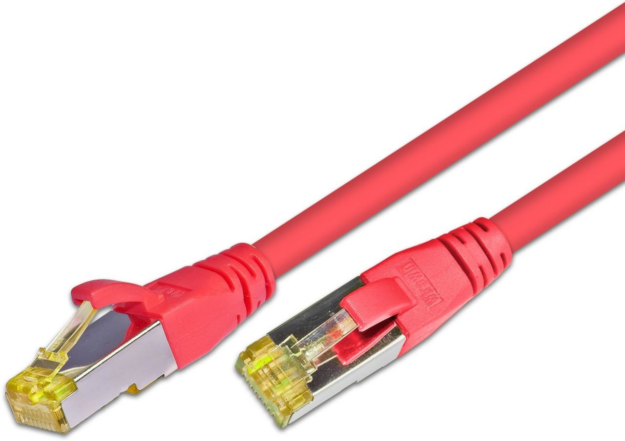Wirewin S/FTP CAT6A 25.0m c�ble de r�seau Rouge 25 m S/FTP (S-STP) Rond