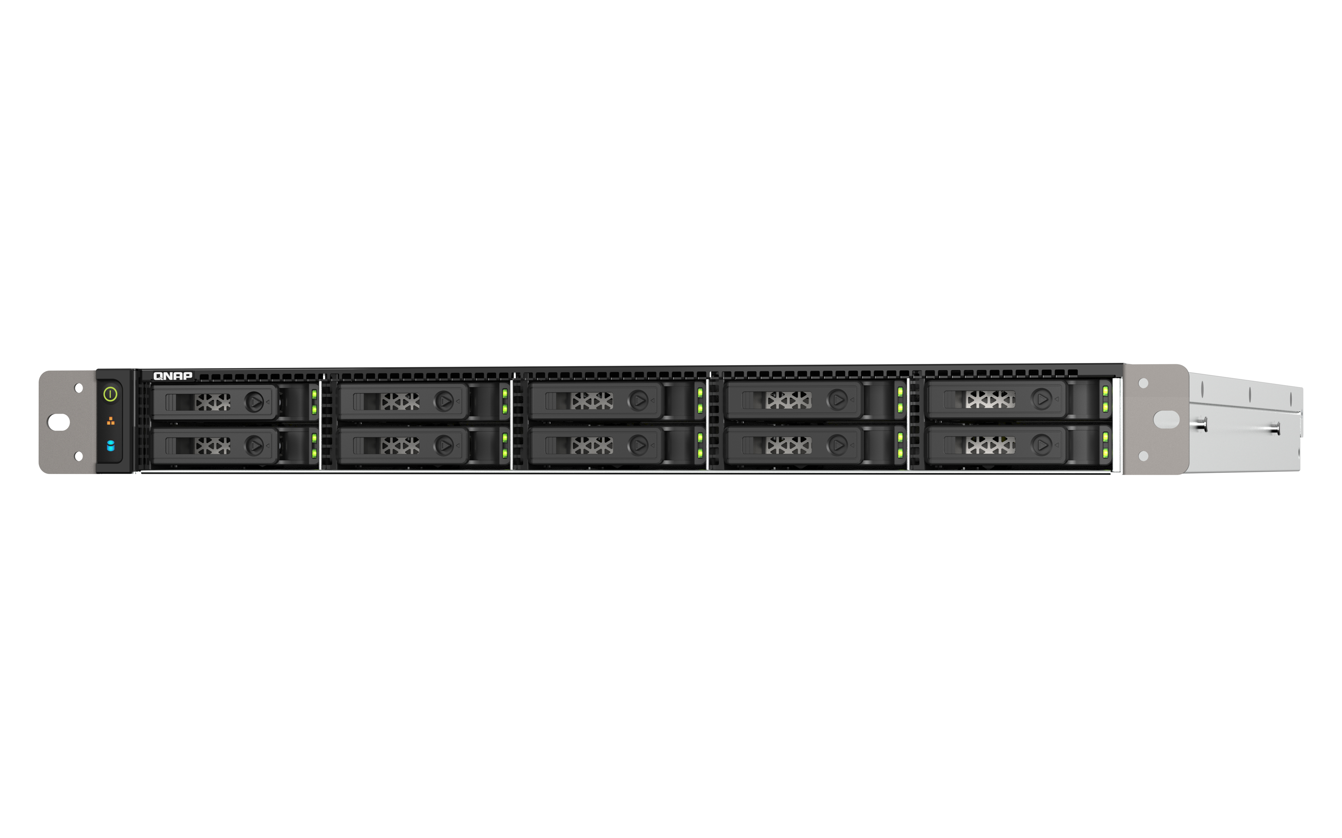 QNAP TS-h1090FU NAS Rack (1U) EPYC 7302P 256 GB DDR4 0 TB QuTS hero Nero, Grigio