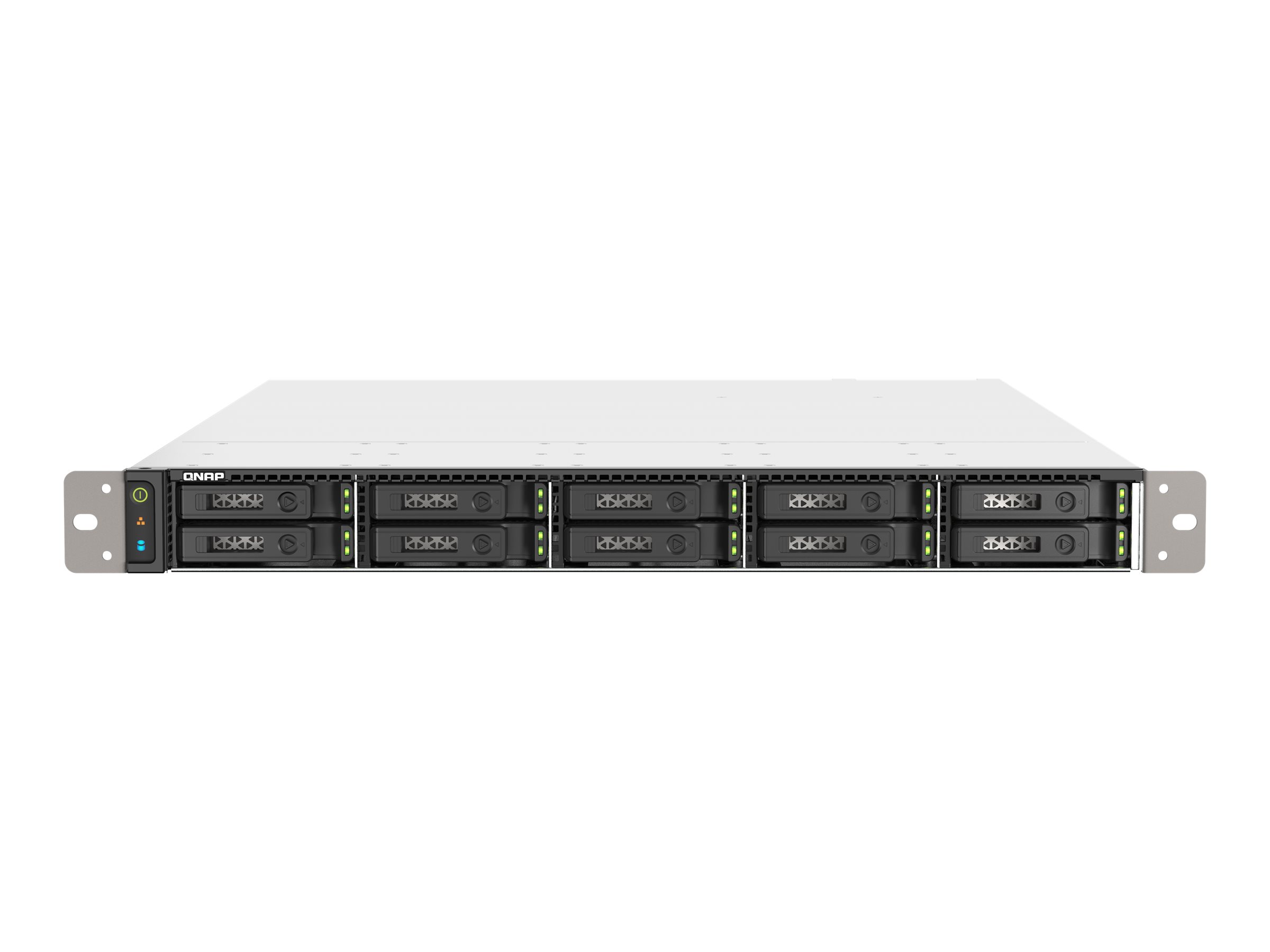 QNAP TS-h1090FU NAS Rack (1U) EPYC 7302P 256 GB DDR4 0 TB QuTS hero Nero, Grigio