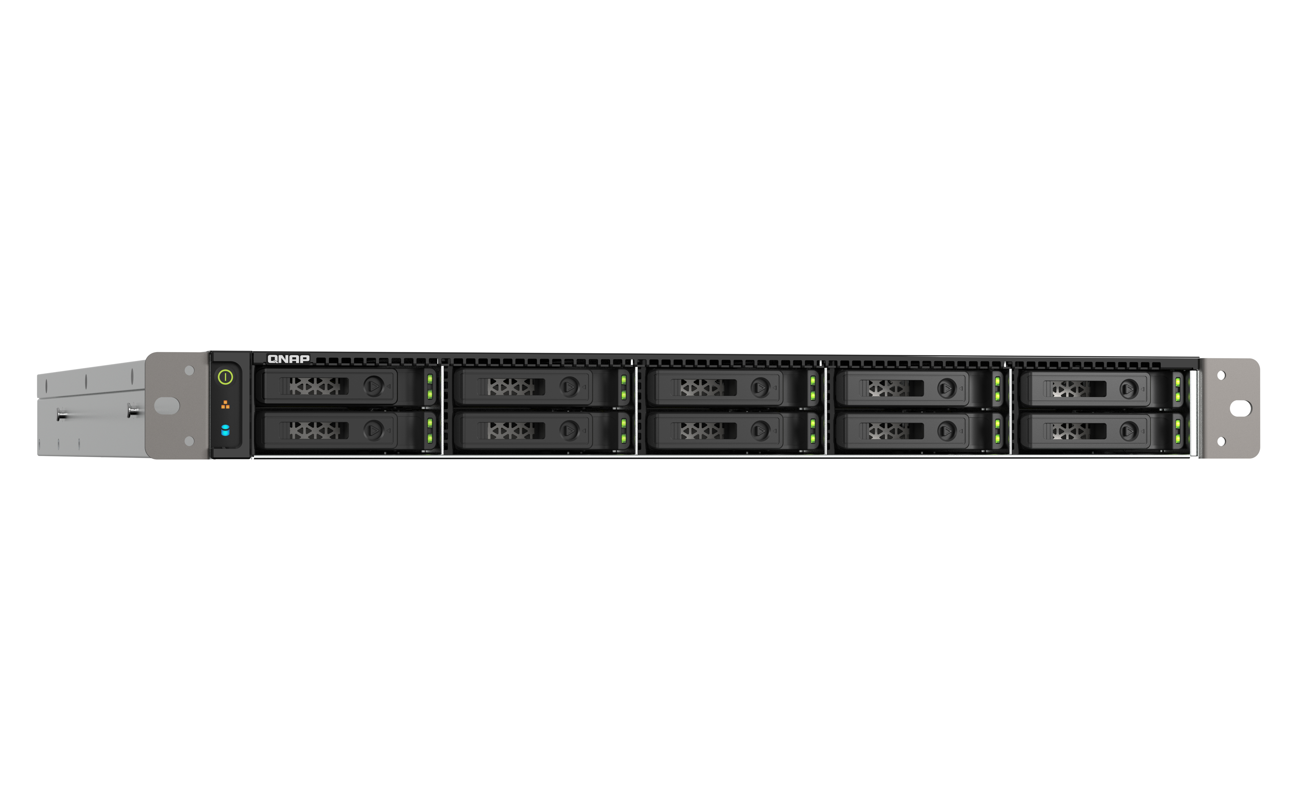 QNAP TS-h1090FU NAS Rack (1U) EPYC 7302P 256 GB DDR4 0 TB QuTS hero Nero, Grigio