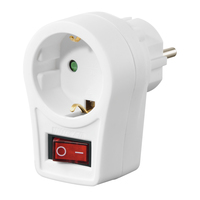 Hama 00223212 adaptateur prise dalimentation Type F Blanc