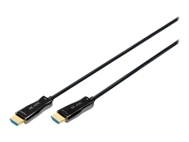 Digitus Cble de fibre optique hybride HDMI AOC, UHD 4K, 10 m