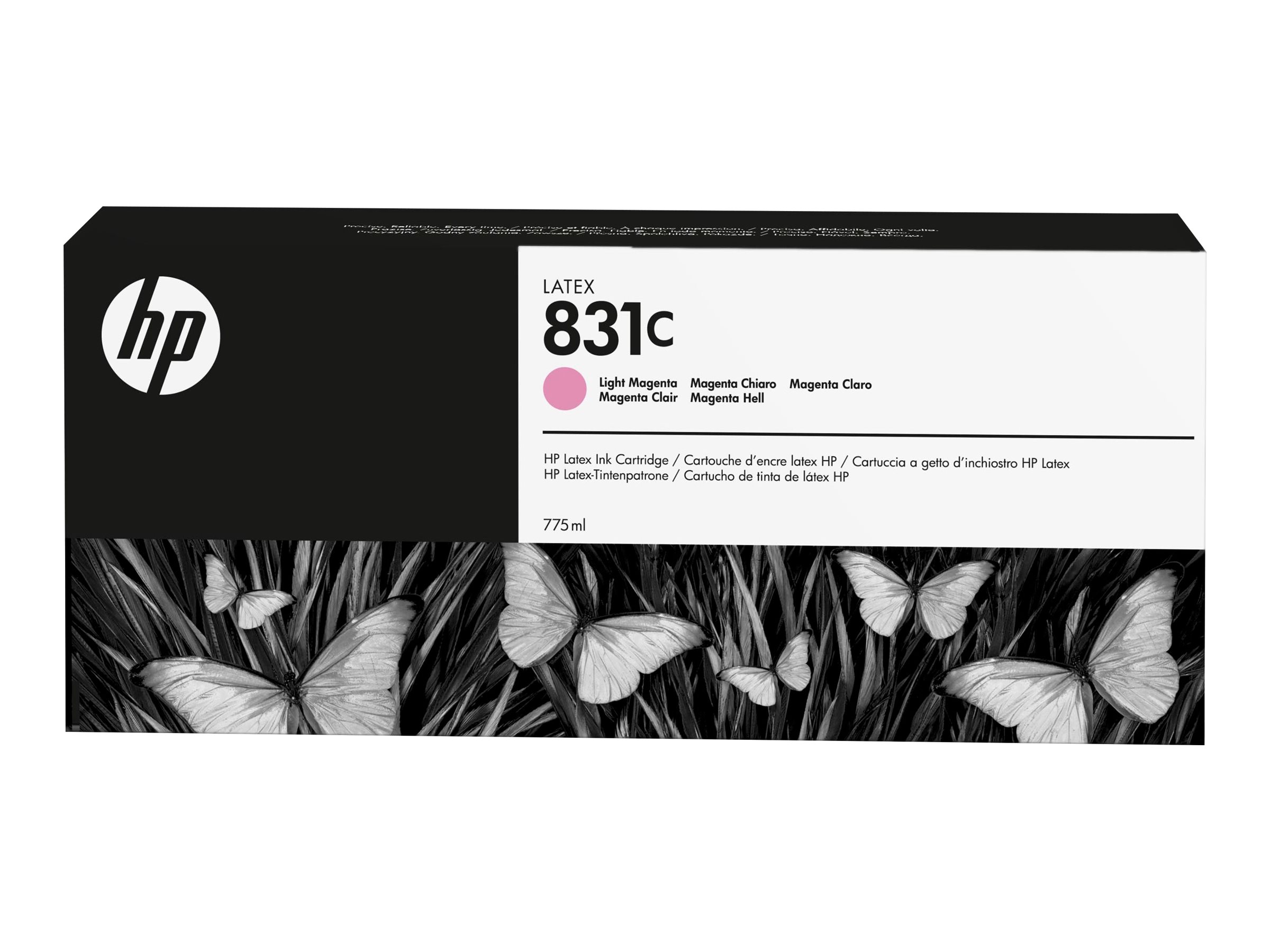HP 831C 775-ml Light Magenta Latex Ink Cartridge