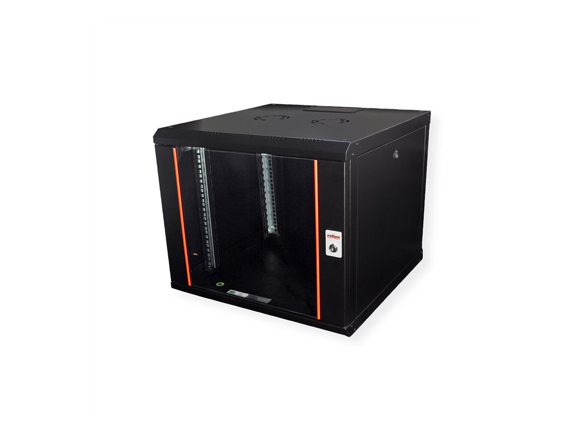 ROLINE 26.21.0173 rack 9U Da parete Nero