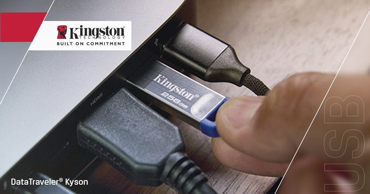 Kingston Technology DataTraveler 256 Go Kyson USB 3.2 Gen 1 en m�tal, jusqu� 220 Mo/s