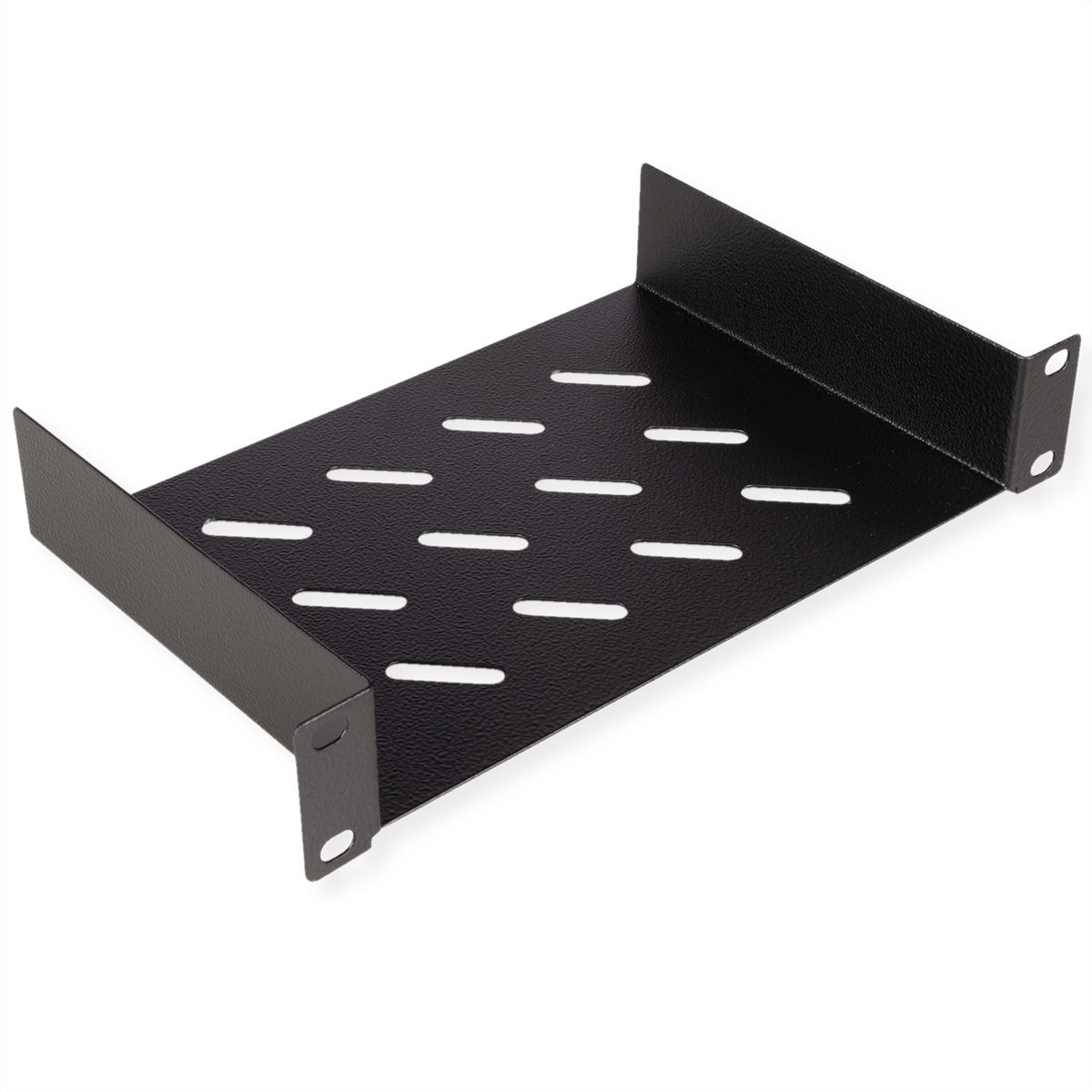 ROLINE Rack - Regal - 150 mm tief - RAL 9005, Jet Black - 1U - 48.3 cm (10)