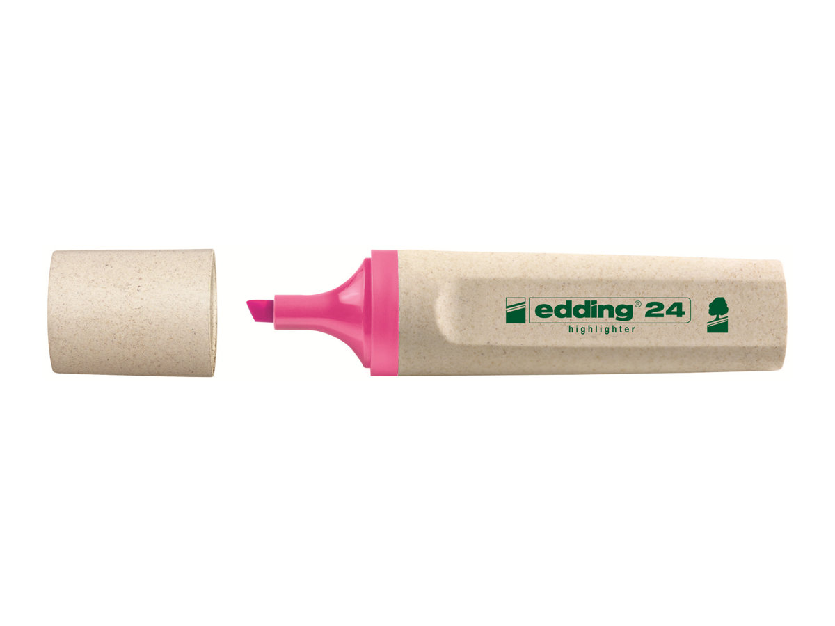 EDDING EcoLine 24 - Textmarker - rosa - wasserbasierte