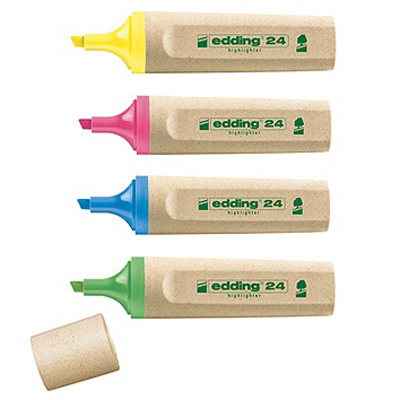 EDDING EcoLine 24 - Textmarker - rosa - wasserbasierte