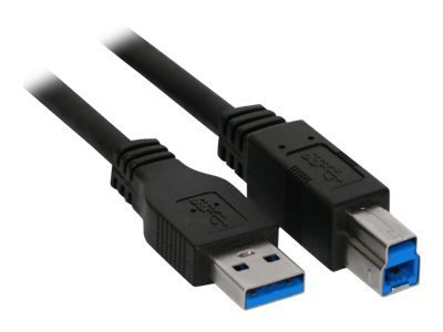 InLine 2m USB 3.0 cble USB USB A USB B Noir