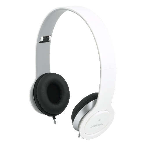 LogiLink HS0029 auricular y casco Auriculares Almbrico Diadema Llamadas/Msica Blanco