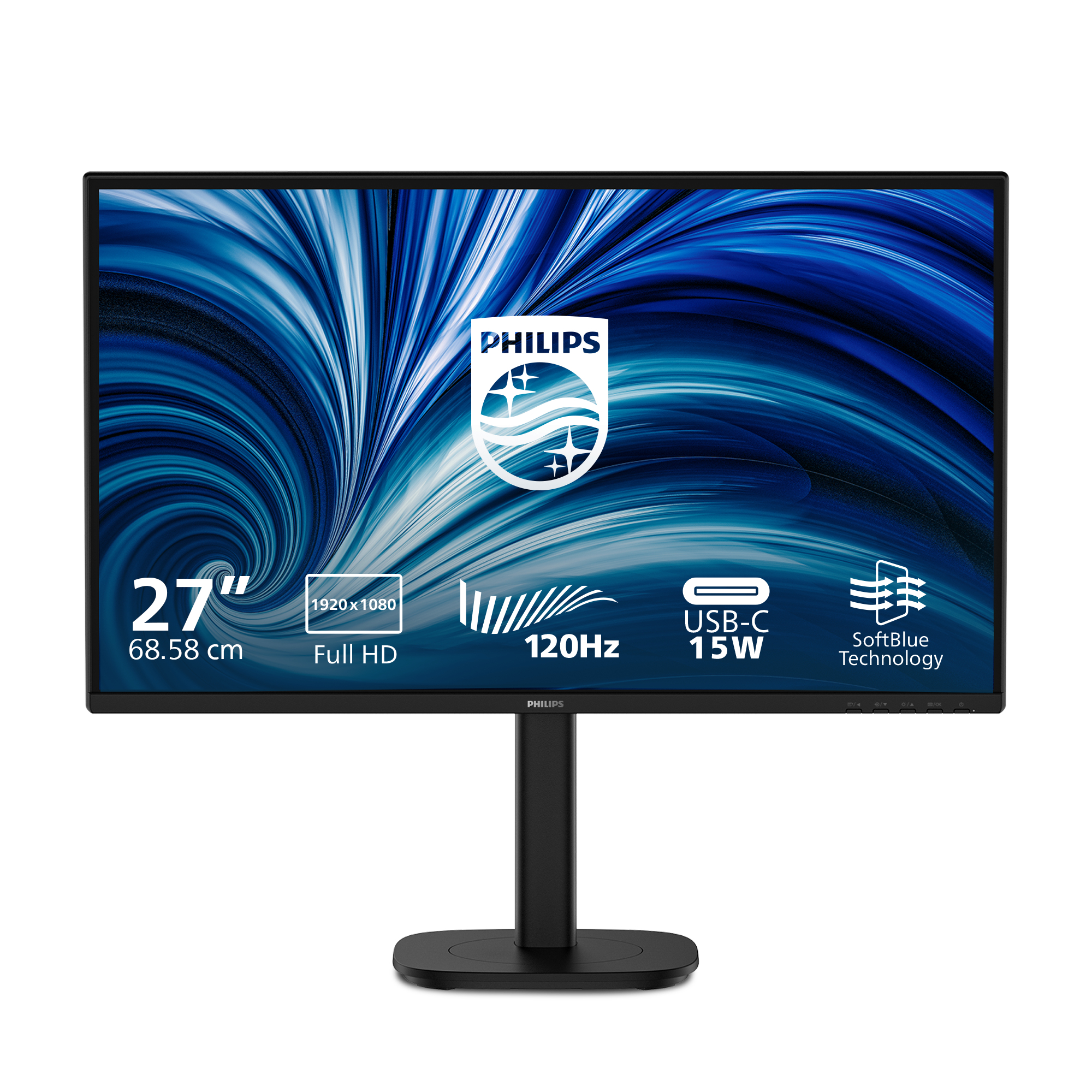 Philips 3000 series 27B2N3200J/00 �cran plat de PC 68,6 cm (27) 1920 x 1080 pixels Full HD LCD Noir