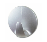 Tesa Powerstrips Haken S Rund matt-chrom