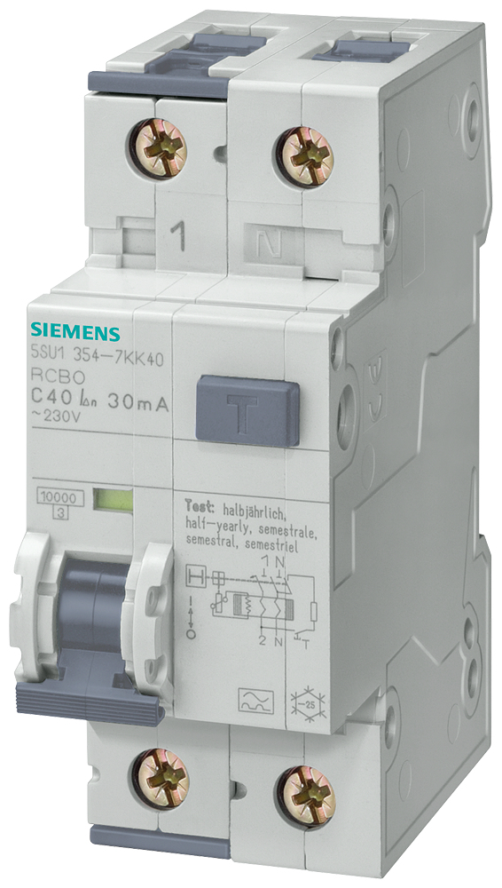 Siemens 5SU1354-6KK13 interruttore automatico