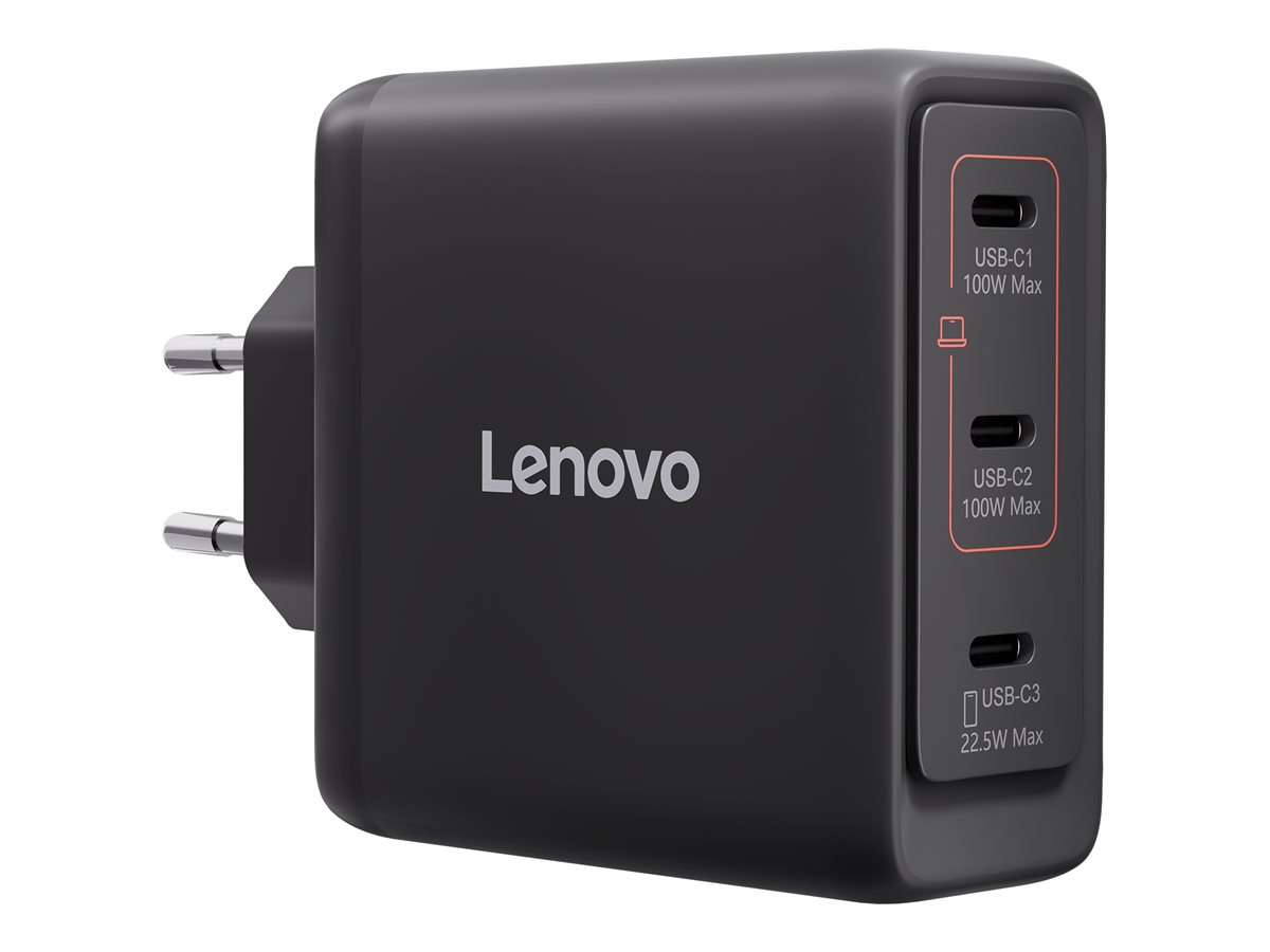 Lenovo 40AW100BEU chargeur dappareils mobiles Universel Noir Secteur Int�rieure