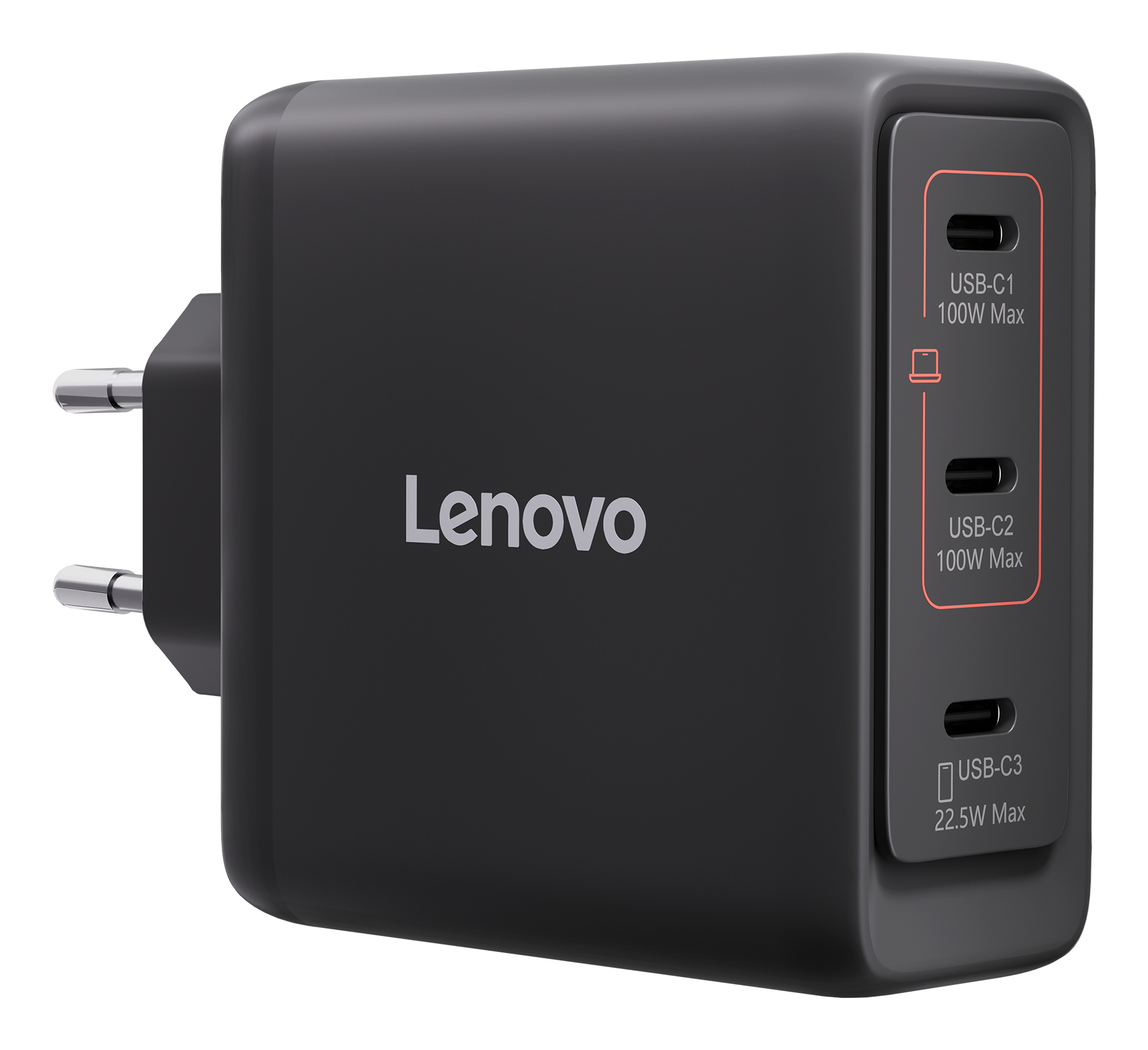Lenovo 40AW100BEU chargeur dappareils mobiles Universel Noir Secteur Int�rieure