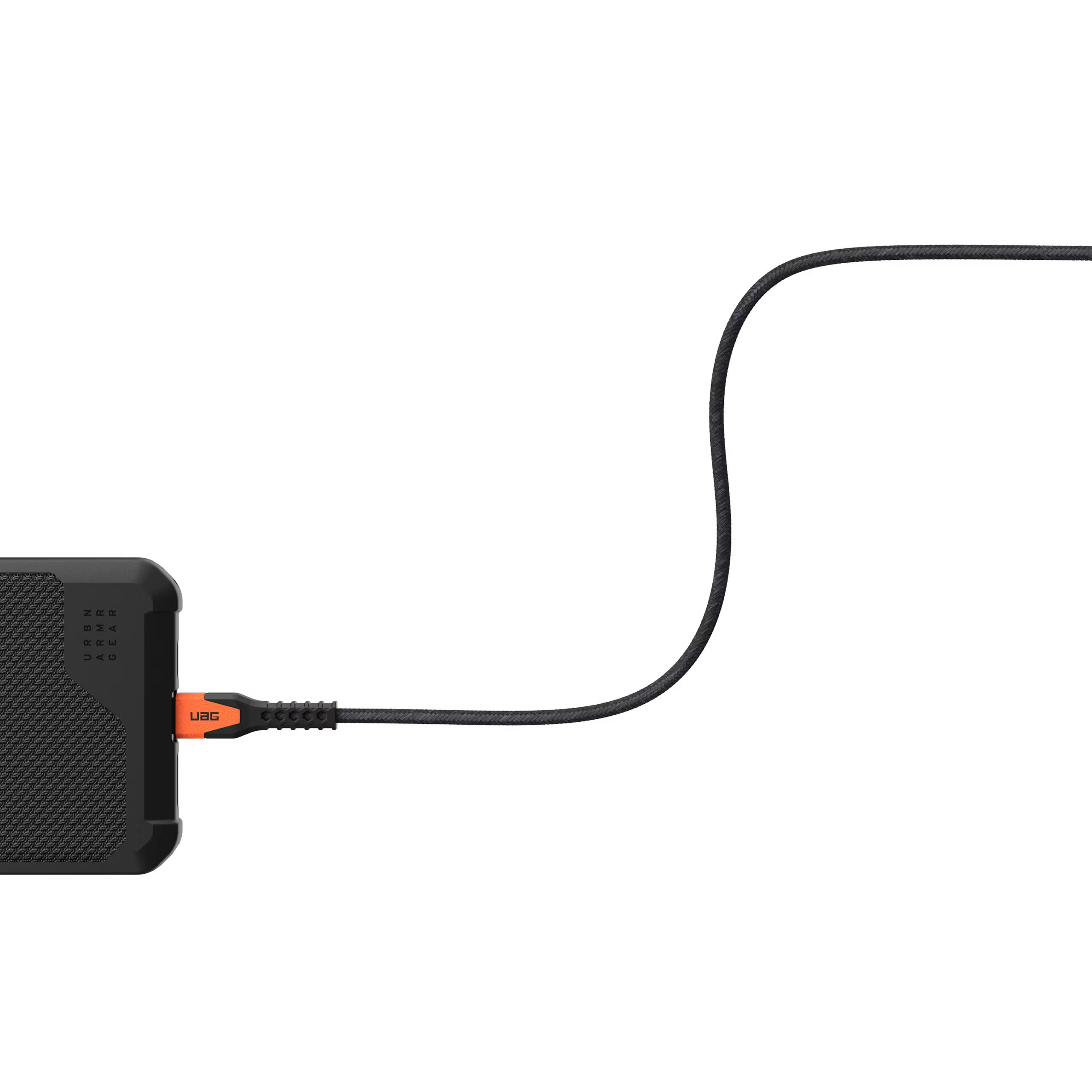 Urban Armor Gear Kevlar cable USB USB 2.0 1,5 m USB C 0,48 Gbit/s 140 W Negro, Naranja
