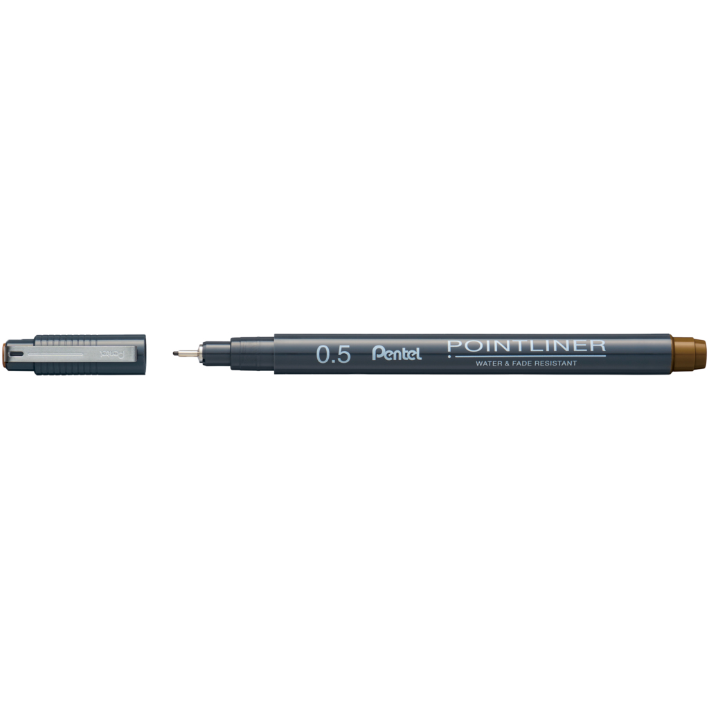 Pentel S20P-5SP penna a sfera Seppia Fine 1 pz
