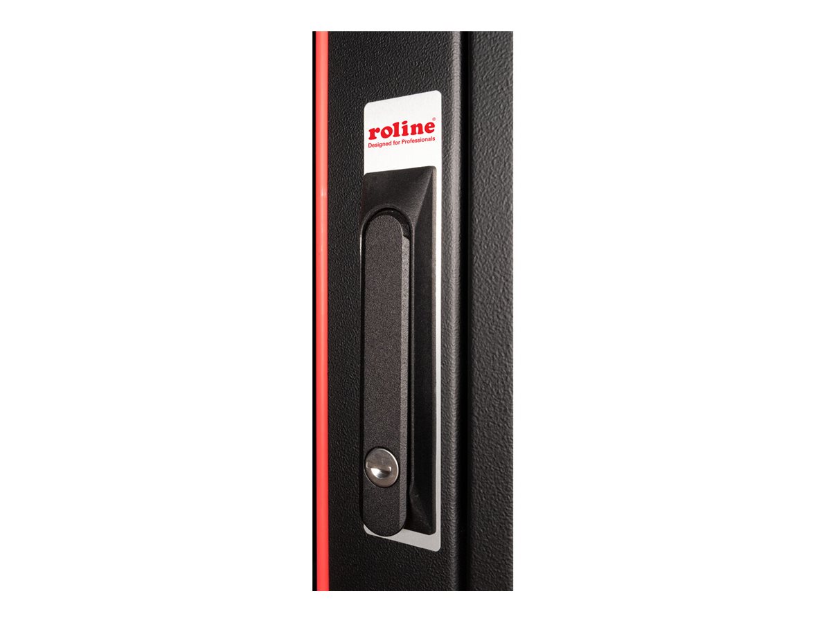 ROLINE Pro - Schrank Netzwerkschrank - mit Glast�r, 600 x 800 mm (B x T)