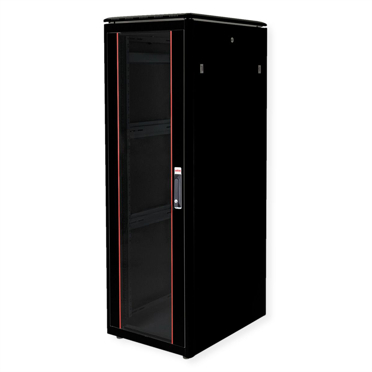 ROLINE Pro - Schrank Netzwerkschrank - mit Glast�r, 600 x 800 mm (B x T)