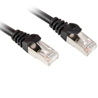 Sharkoon 0.25m Cat.6 S/FTP cable de red Negro 0,25 m Cat6 S/FTP (S-STP)