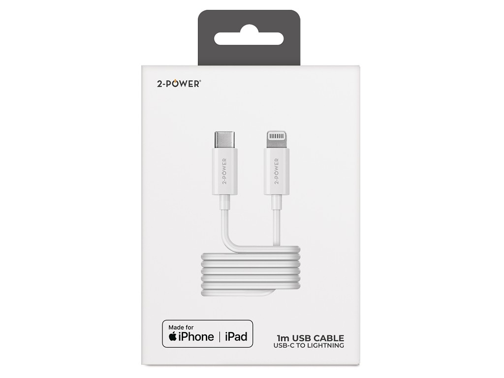 2-power USB-C to Lightning USB Cable - Kabel - Digital/Daten