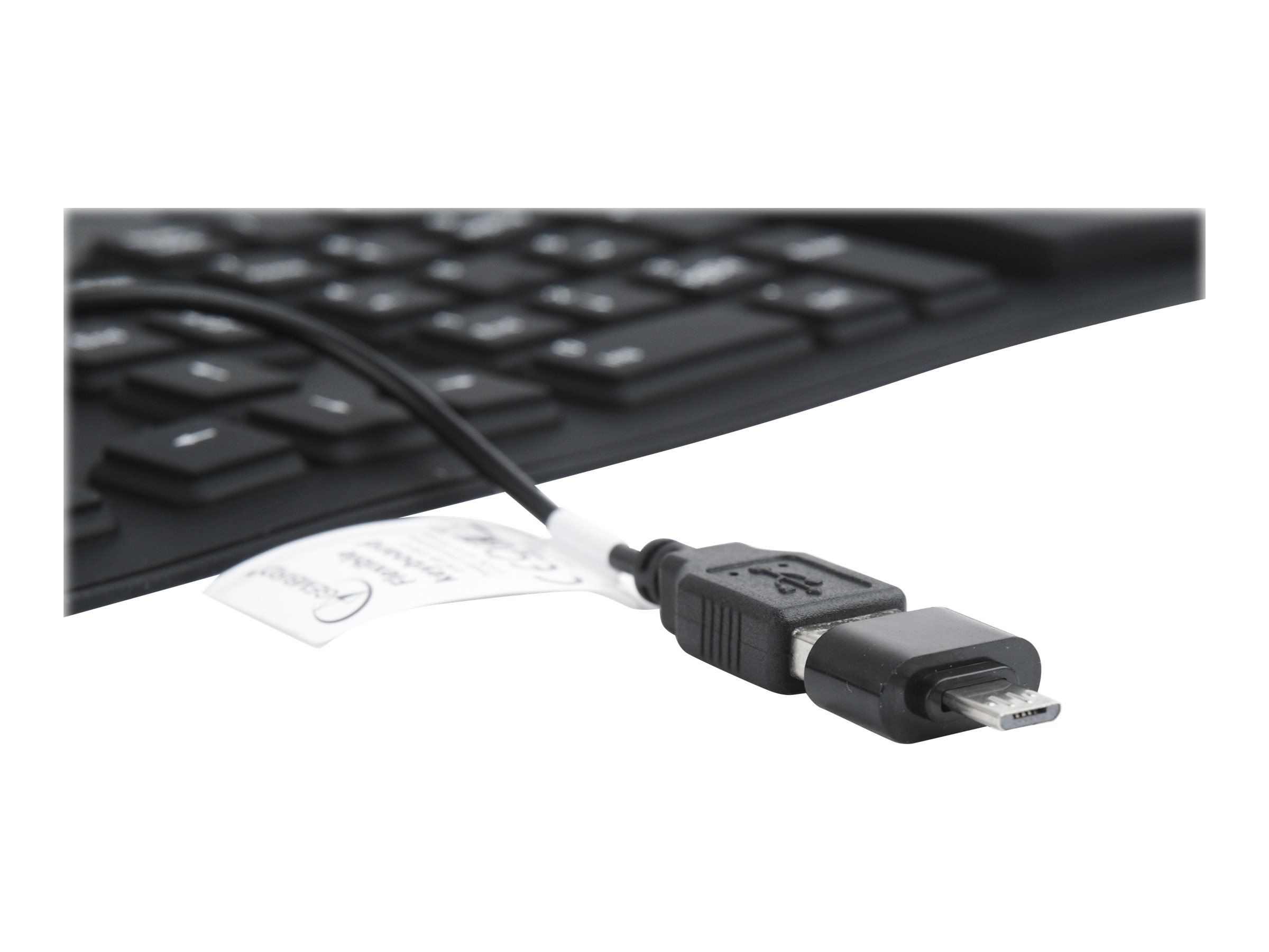 Gembird KB-109F-B - Tastatur - PS/2, USB - USA