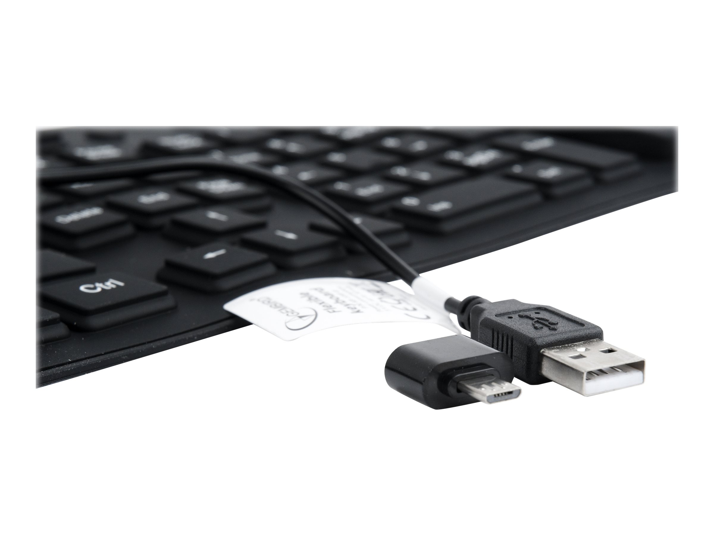 Gembird KB-109F-B - Tastatur - PS/2, USB - USA