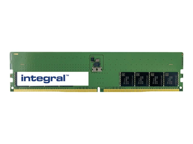 Integral 32GB PC RAM MODULE DDR5 4800MT/s PC5-38400 UNBUFFERED NON-ECC DIMM 1.1V 2GX8 CL40