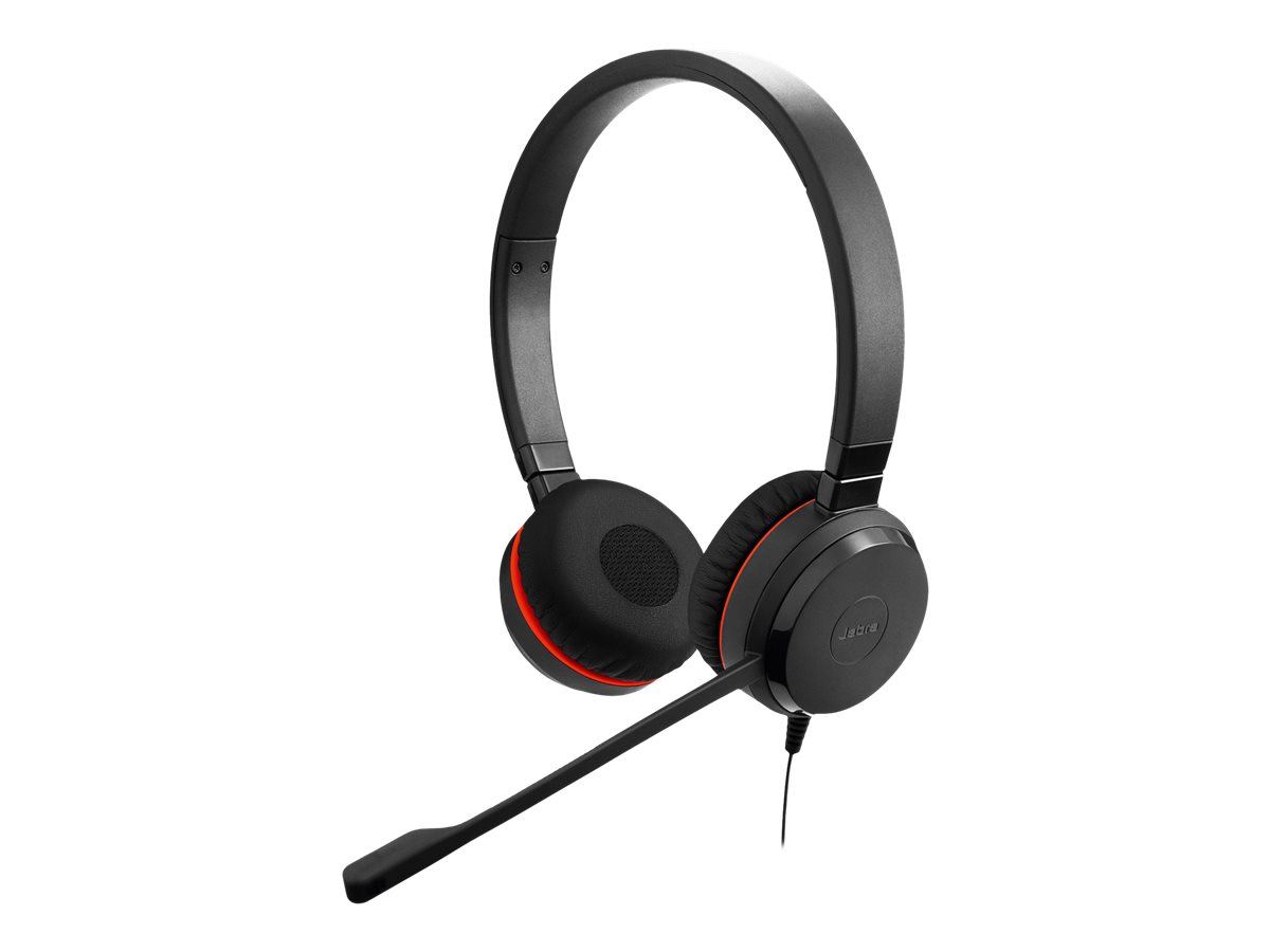 Jabra Evolve 30 II HS Stereo - Headset - On-Ear - kabelgebunden - 3,5 mm Stecker - fr Bildungseinrichtungen (Packung mit 10)