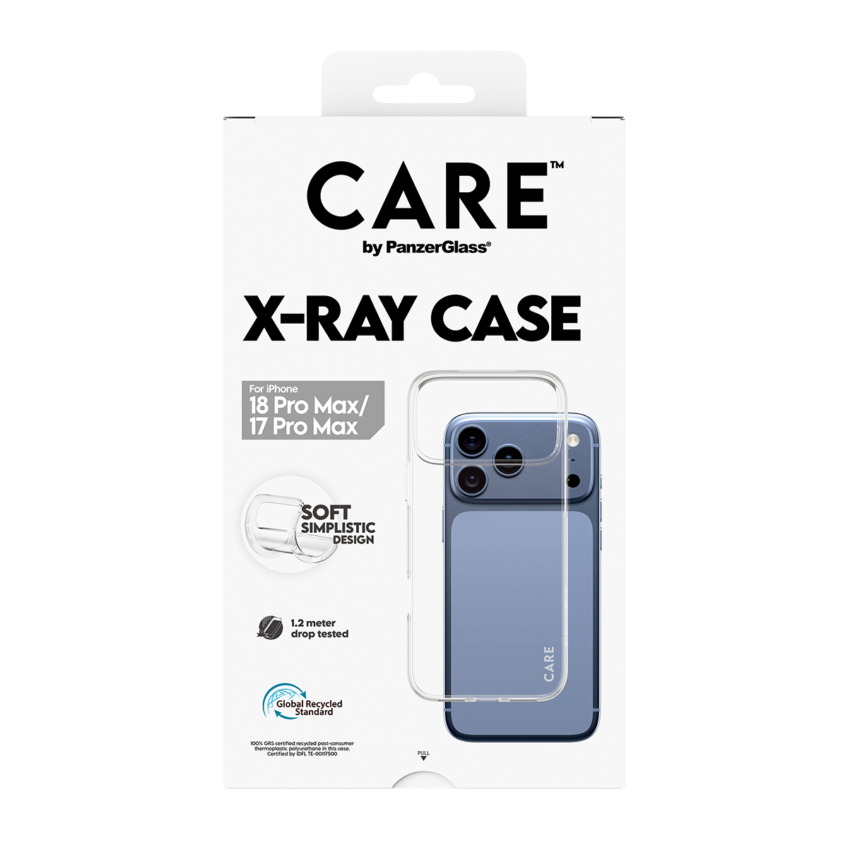 PanzerGlass CARE by � X-Ray Case iPhone 2026 Pro Max | 17 Pro Max coque de protection pour t�l�phones portables Housse Transparent