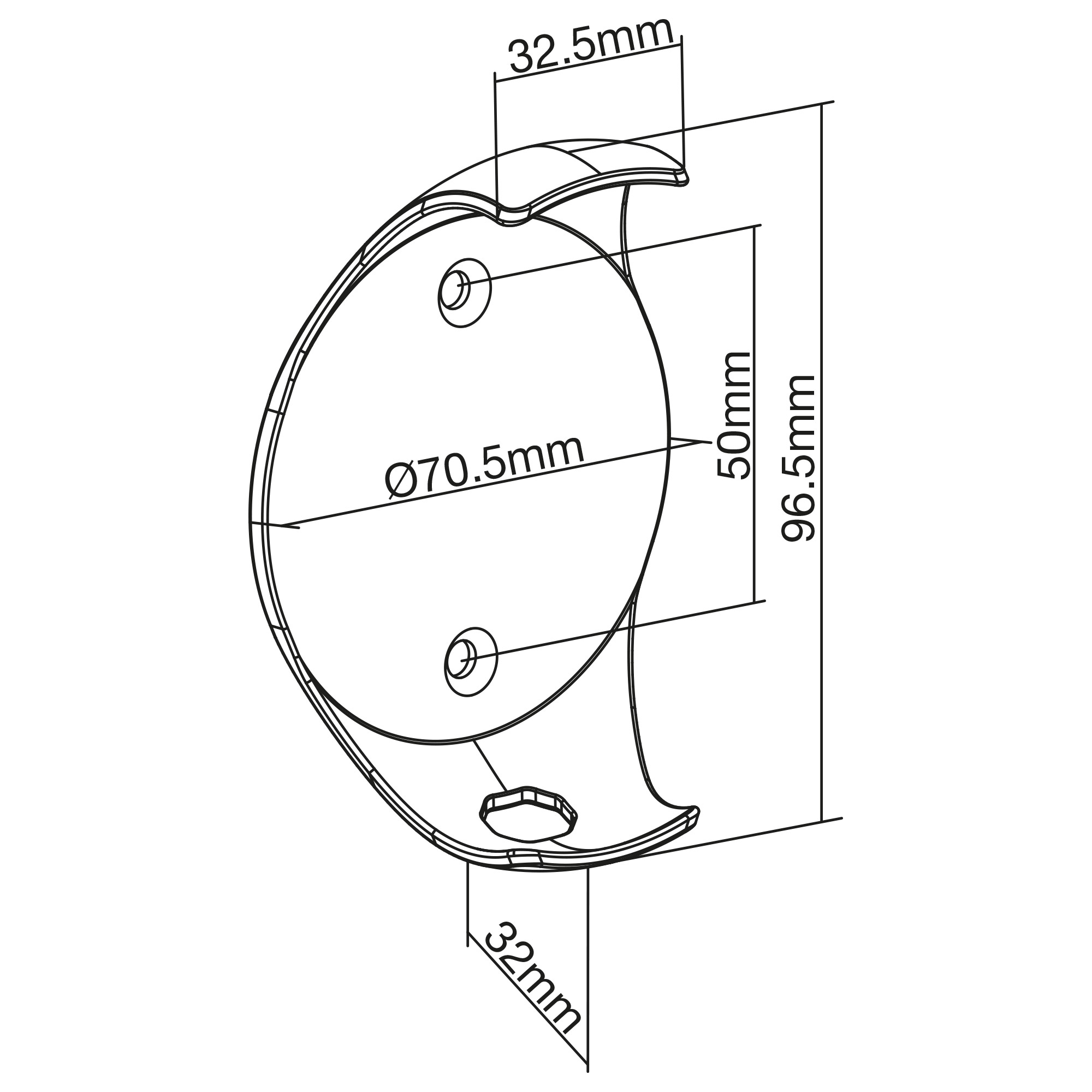 InLine 23178A support Support passif Haut-parleur portable Noir