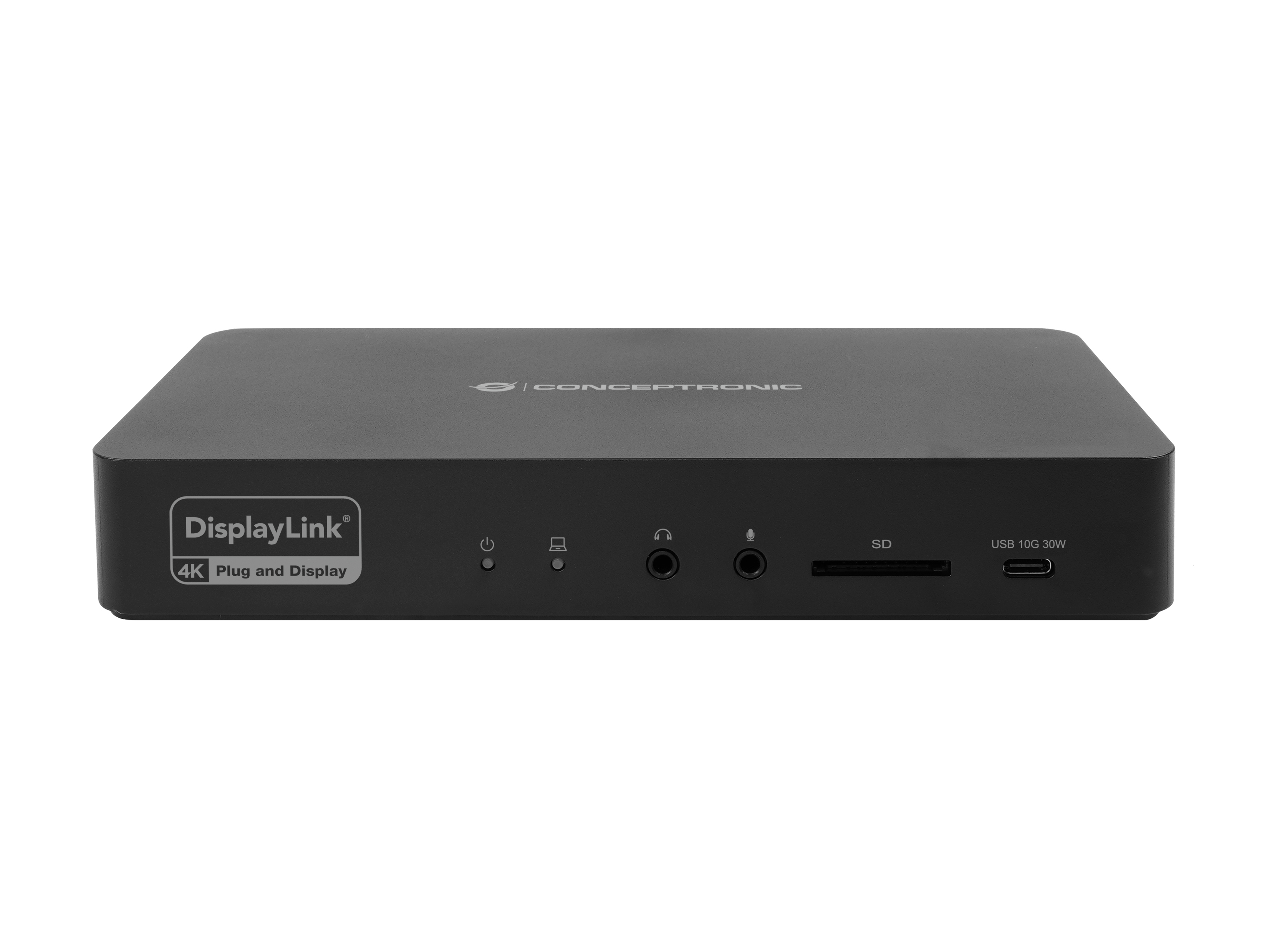 Conceptronic 17-1 Dock USB-C->HDMI DP 4K/60Hz GbE USB-C sw