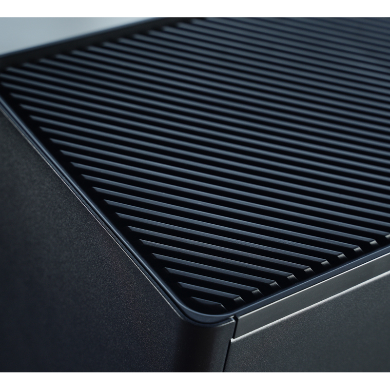 Jonsbo D30 Micro-ATX Gehuse Tempered Glass - schwarz - Gehuse